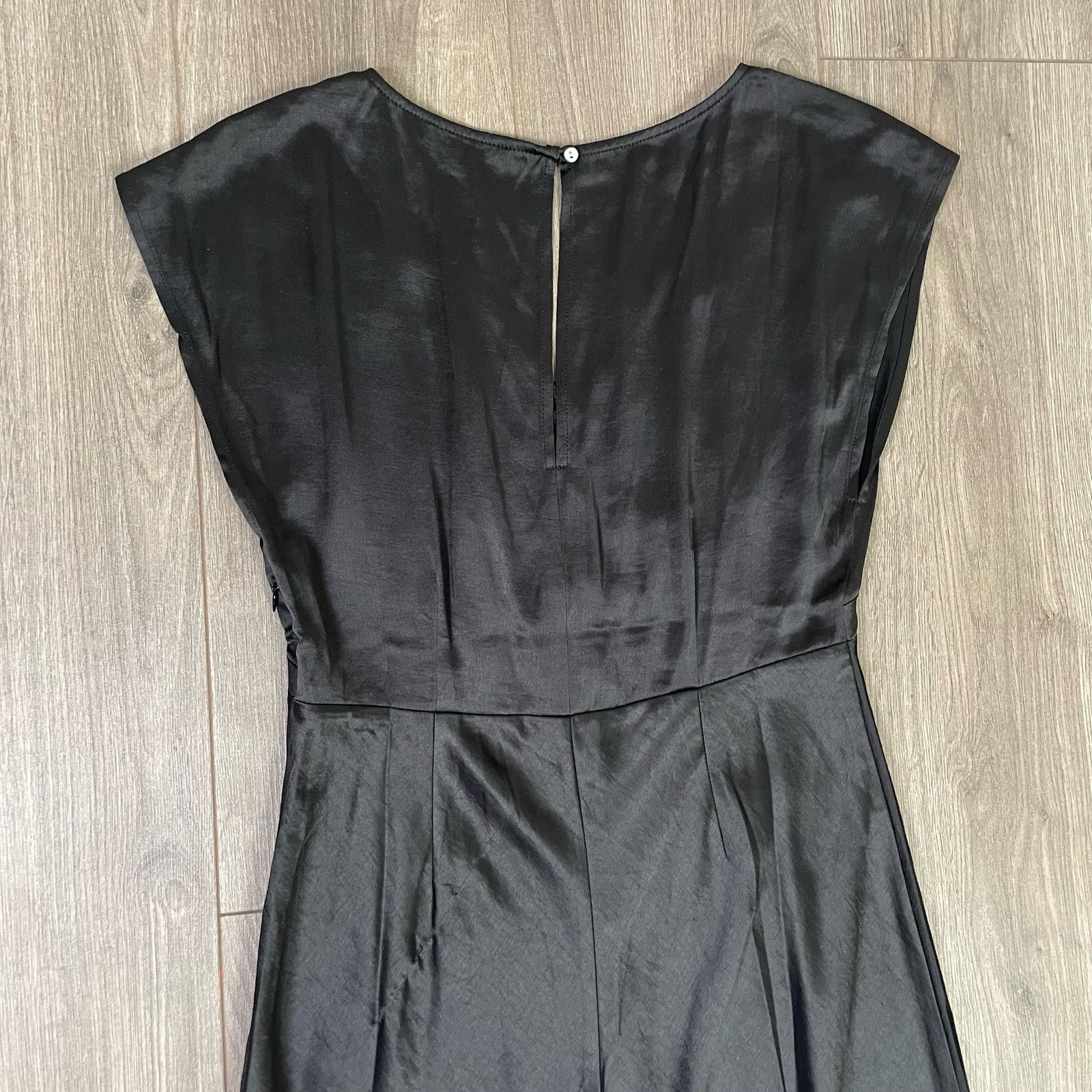 Madewell Madewell Belinda Wide V Neck Midi Side Slit Dress US Women 2 Size XS / US 0-2 / IT 36-38 - 4 Thumbnail