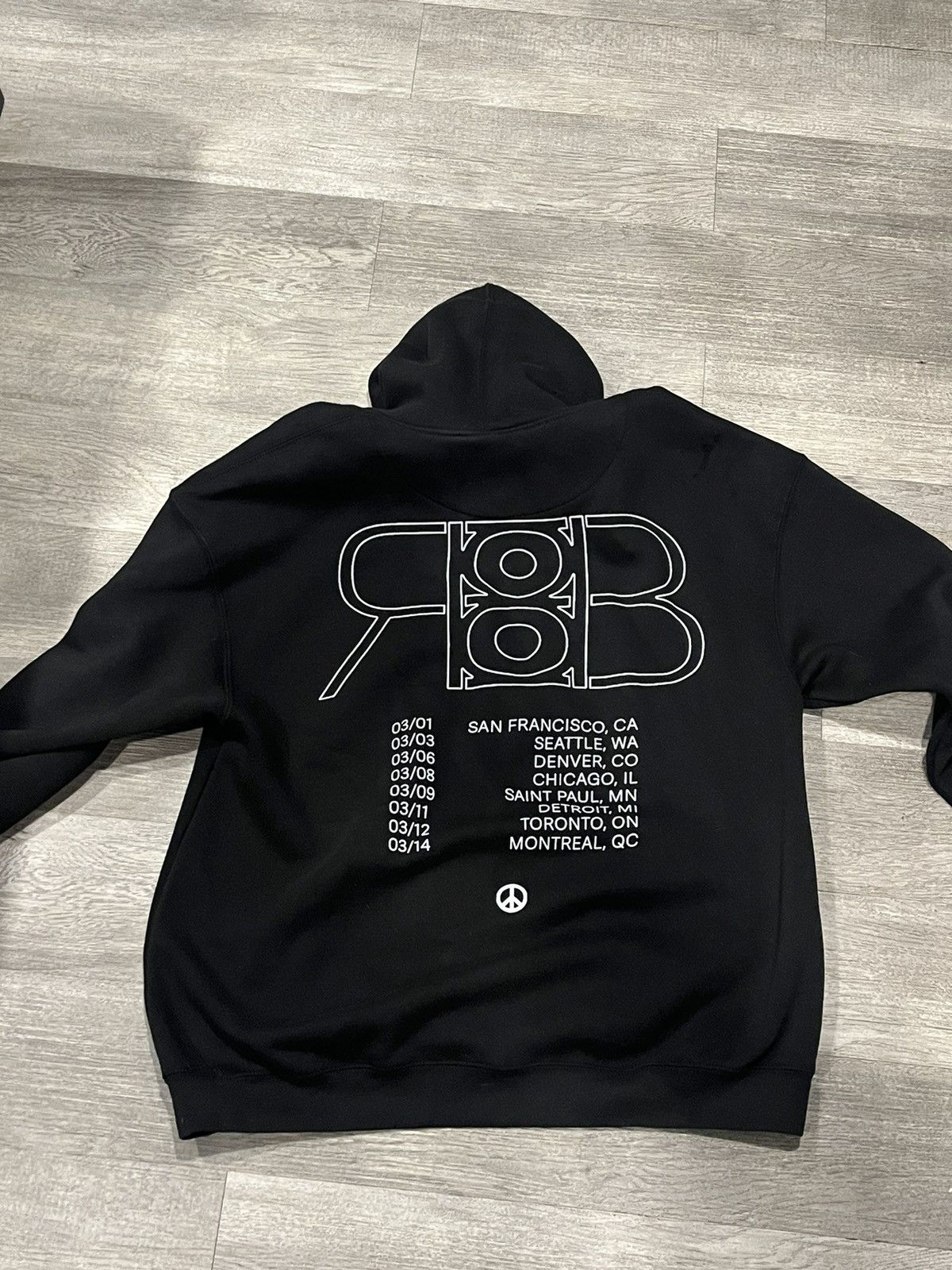 Other Che “Rest In Bass” black zip-up hoodie Size US M / EU 48-50 / 2 - 2 Thumbnail