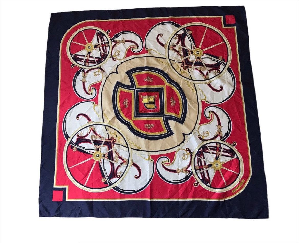 Hermes Hermes Washington’s Carriage Silk Scarf Size ONE SIZE - 3 Thumbnail