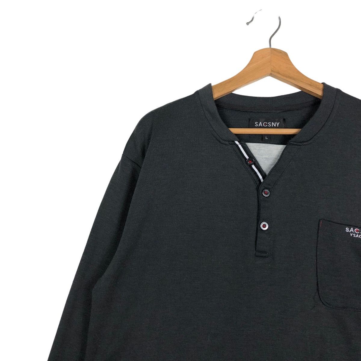 Japanese Brand 🔥VINTAGE LONG SLEEVE SWEATSHIRT SACSNY Y’SACCS JAPAN Size US L / EU 52-54 / 3 - 7 Thumbnail