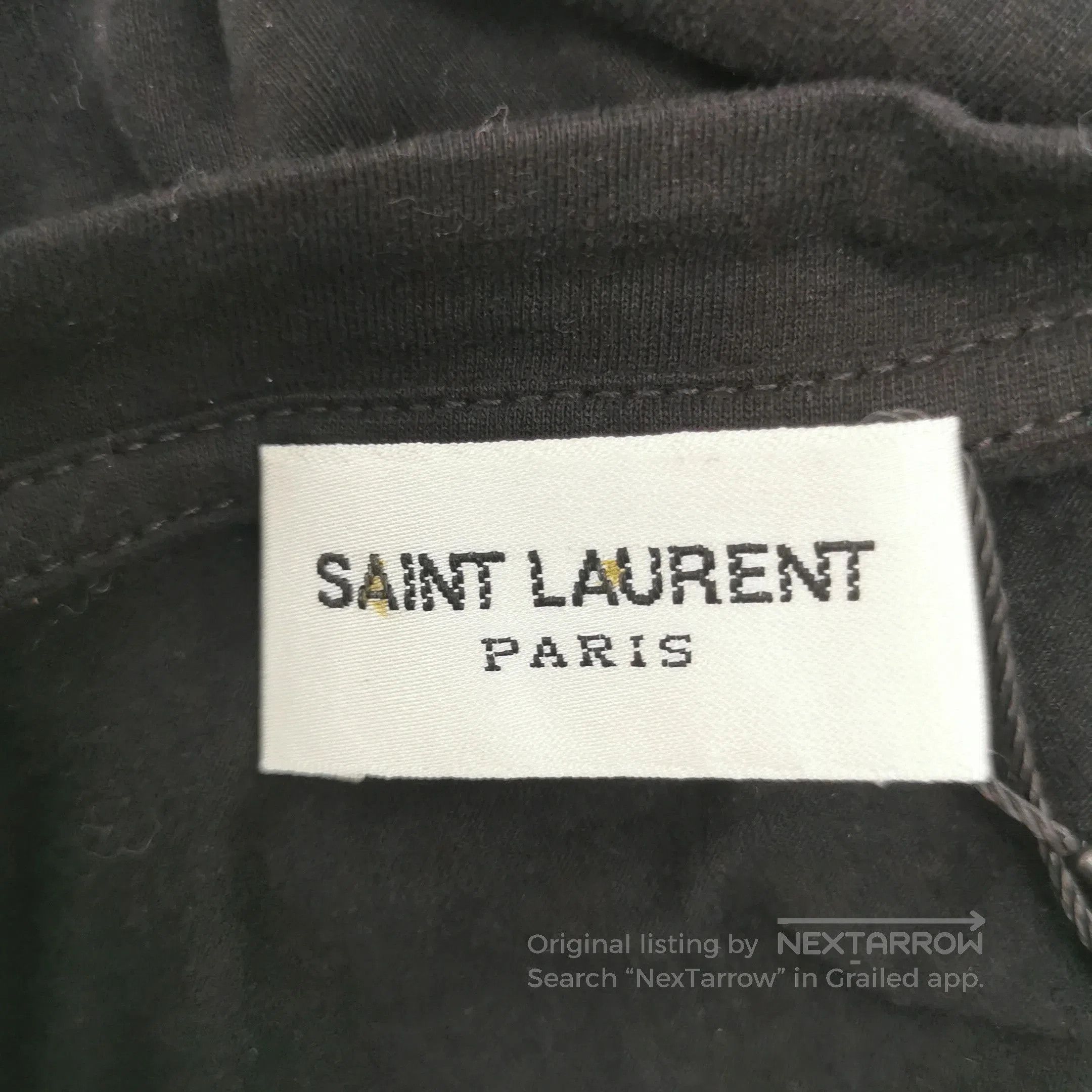 Saint Laurent Paris Saint Laurent XS Cotton Colorblock Graphic T. Size XS / US 0-2 / IT 36-38 - 5 Thumbnail