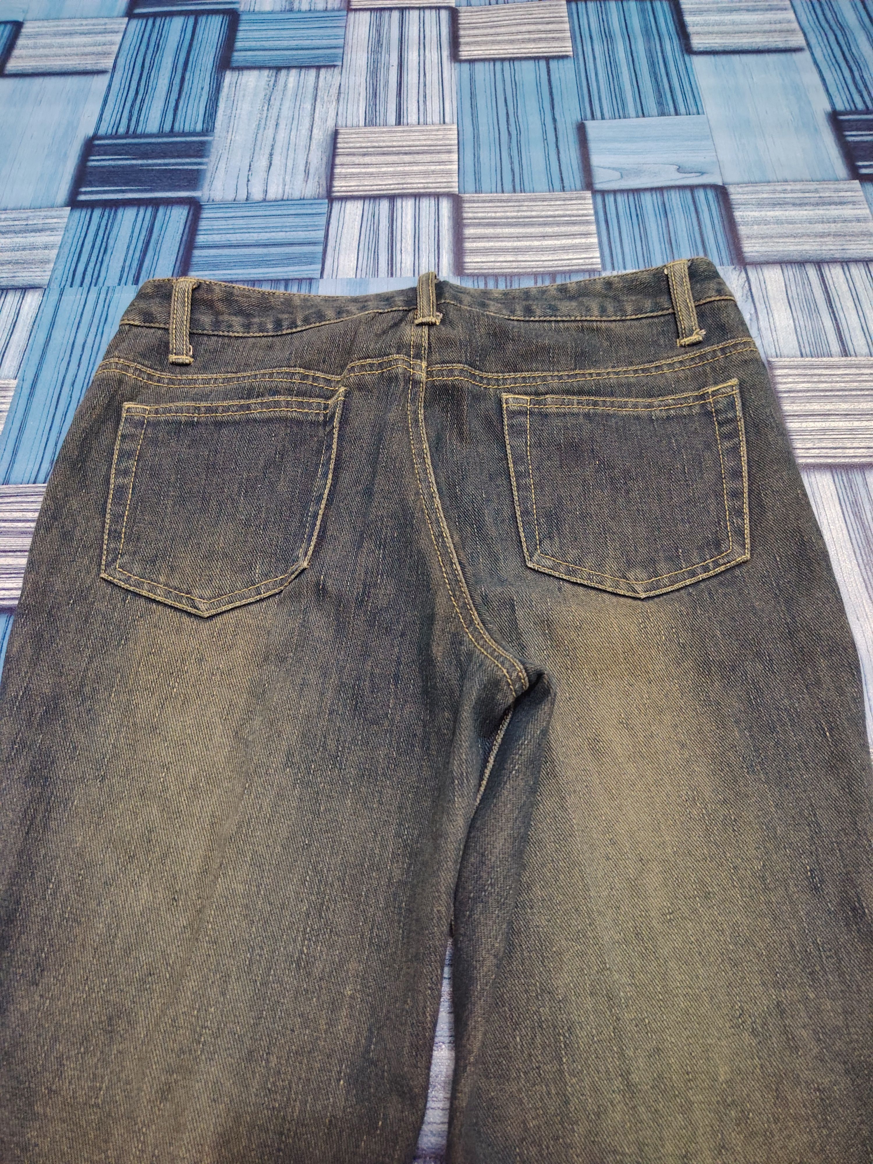 Le Grande Bleu (L.G.B.) 💥Rare design💥 Oririn Japan Bootcut Flared Jeans Size 26" / US 2 / IT 38 - 14 Thumbnail