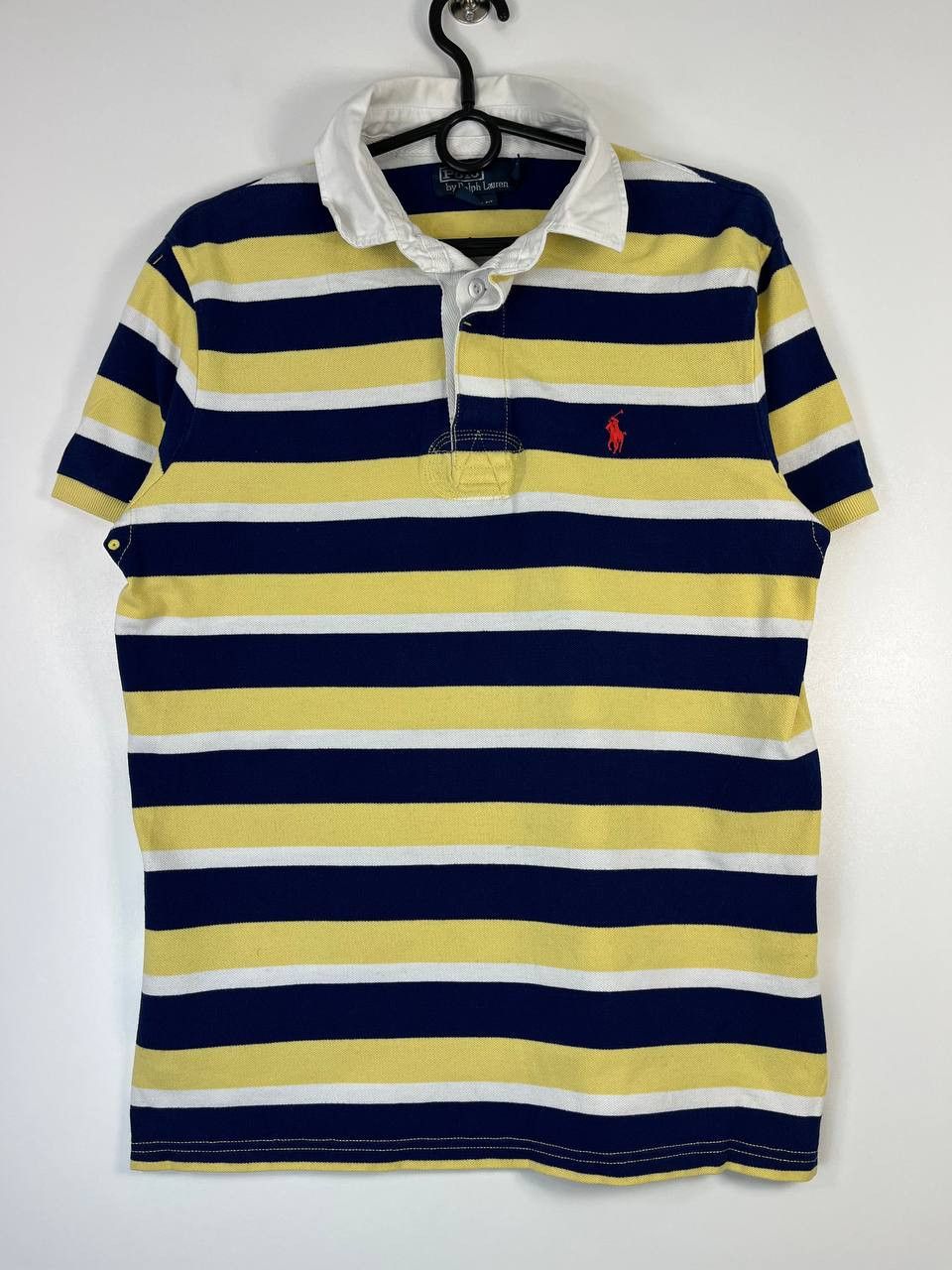 Polo Ralph Lauren Polo Ralph Lauren Striped Polo Shirt Custom Fit Mens Size M Size US M / EU 48-50 / 2 - 1 Thumbnail
