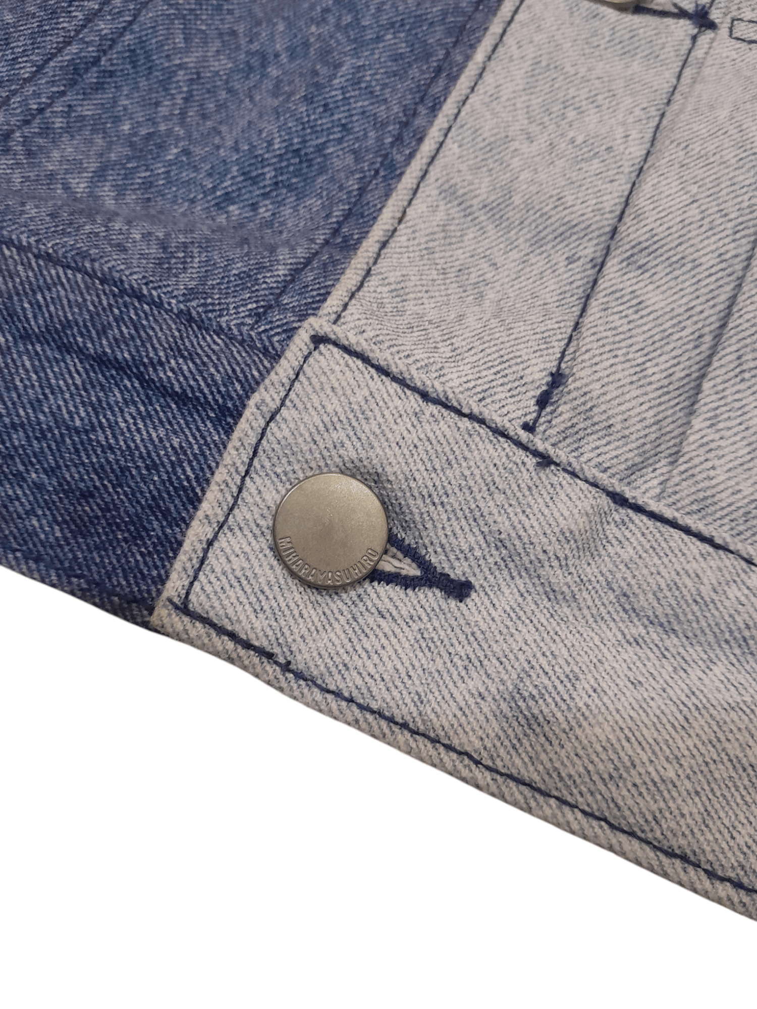 GU × Maison MIHARA YASUHIRO GU x Maison MIHARA YASUHIRO Double Tone Denim Jacket (F478) Size US L / EU 52-54 / 3 - 6 Thumbnail
