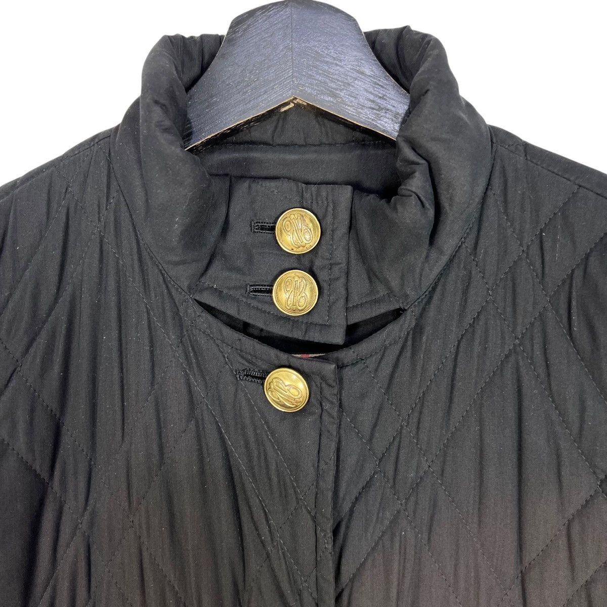 Burberry Vintage 90s Burberrys Quilted Women Coat Size M / US 6-8 / IT 42-44 - 6 Thumbnail