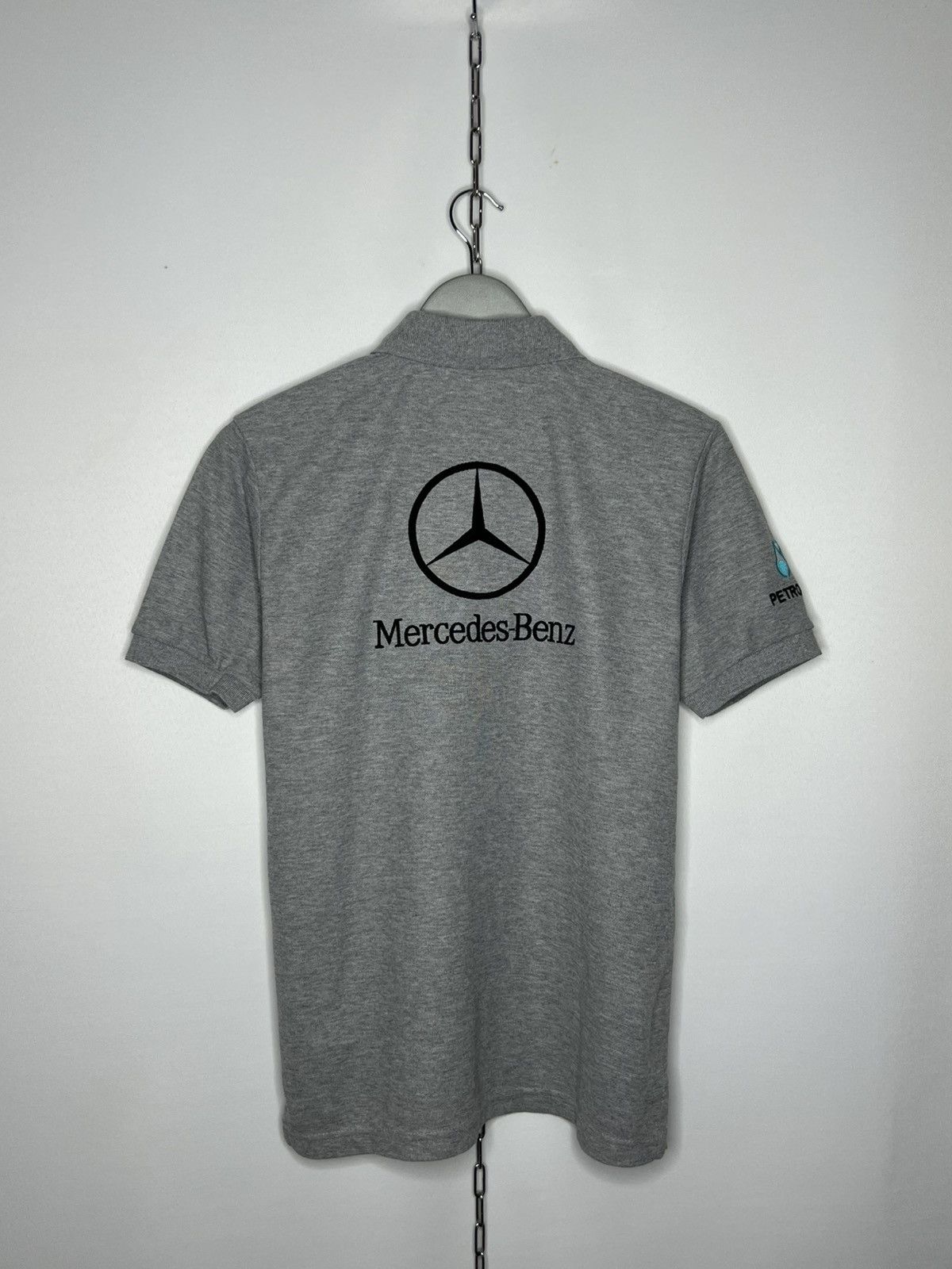 Mercedes-Benz Mercedes Bens AMG Petronas Big Logo Racing Polo Shirt F1 Size US L / EU 52-54 / 3 - 6 Thumbnail