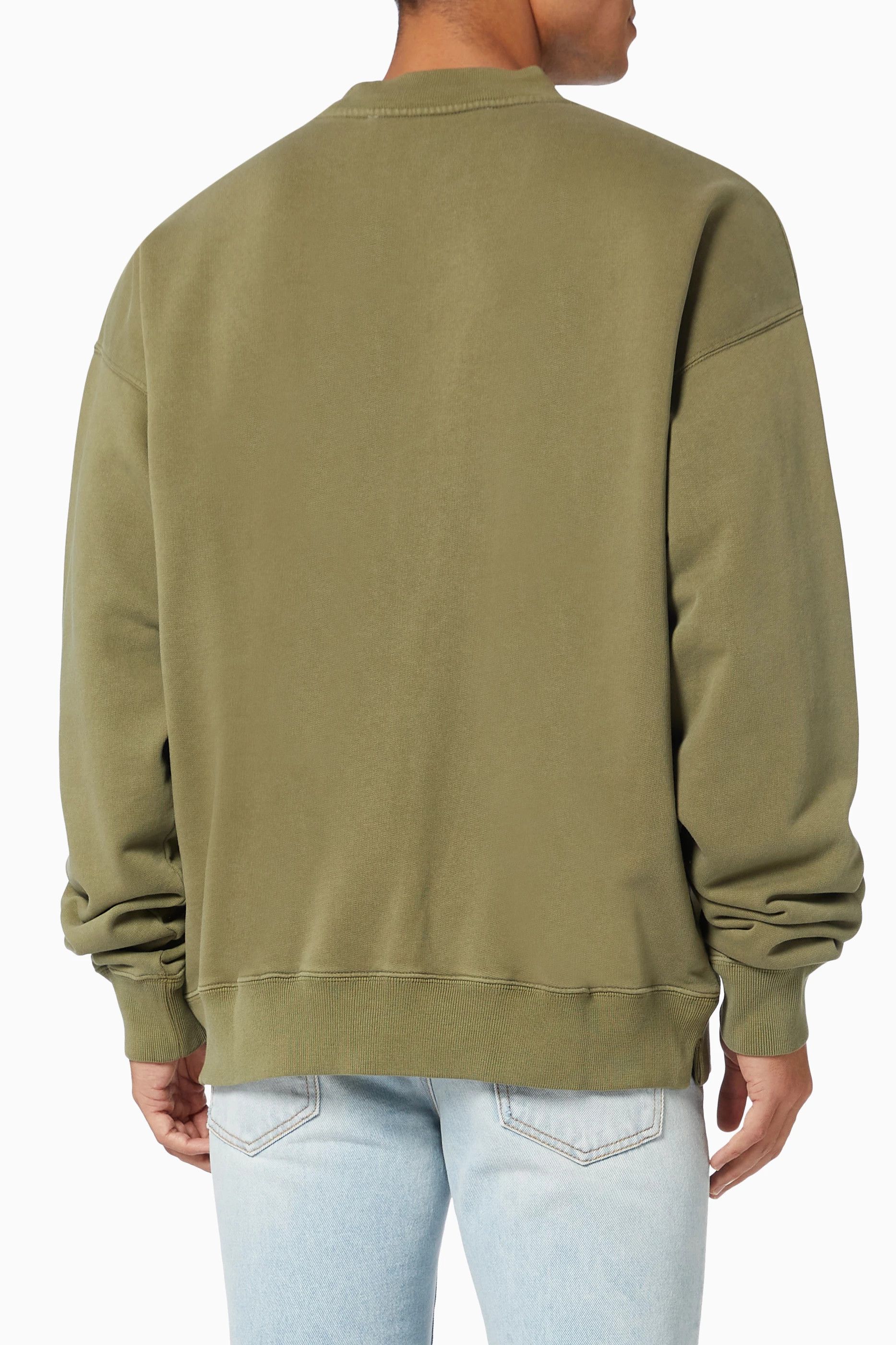 Off-White Vintage Green Big Logo Oversized Skate Sweatshirt Size US S / EU 44-46 / 1 - 4 Thumbnail