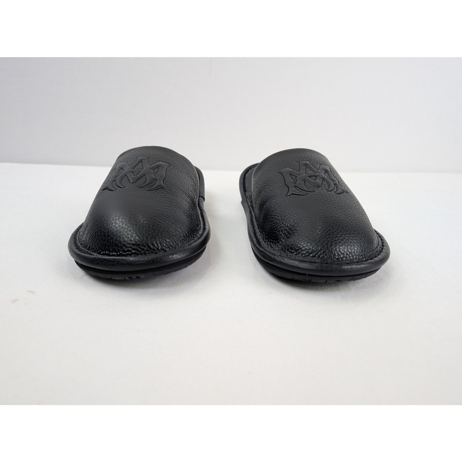 Amiri o1rshd1 Lux Leather Slipper Sandal in Black Size US 10 / EU 43 - 10 Thumbnail