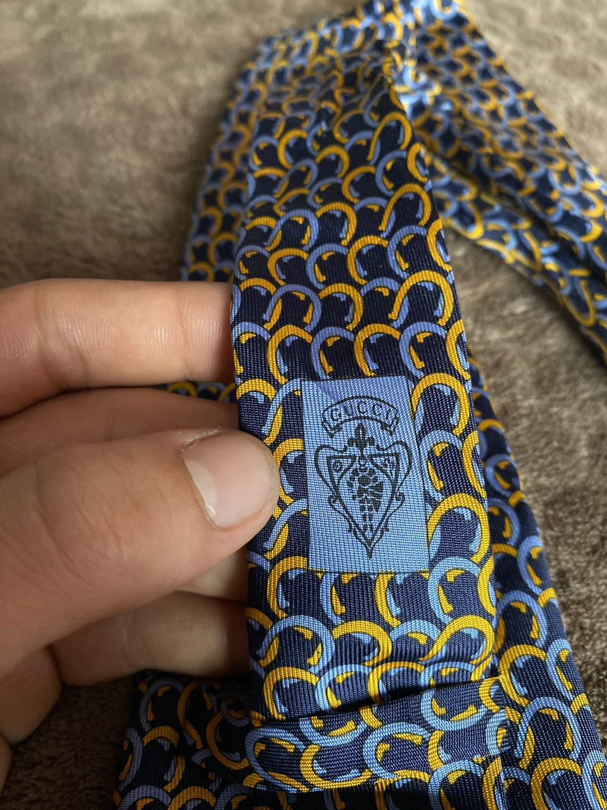 Gucci Vintage Gucci tie Size ONE SIZE - 9 Thumbnail