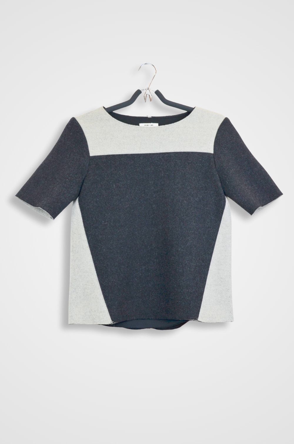 Helmut Lang Color Block Wool Top – Size P