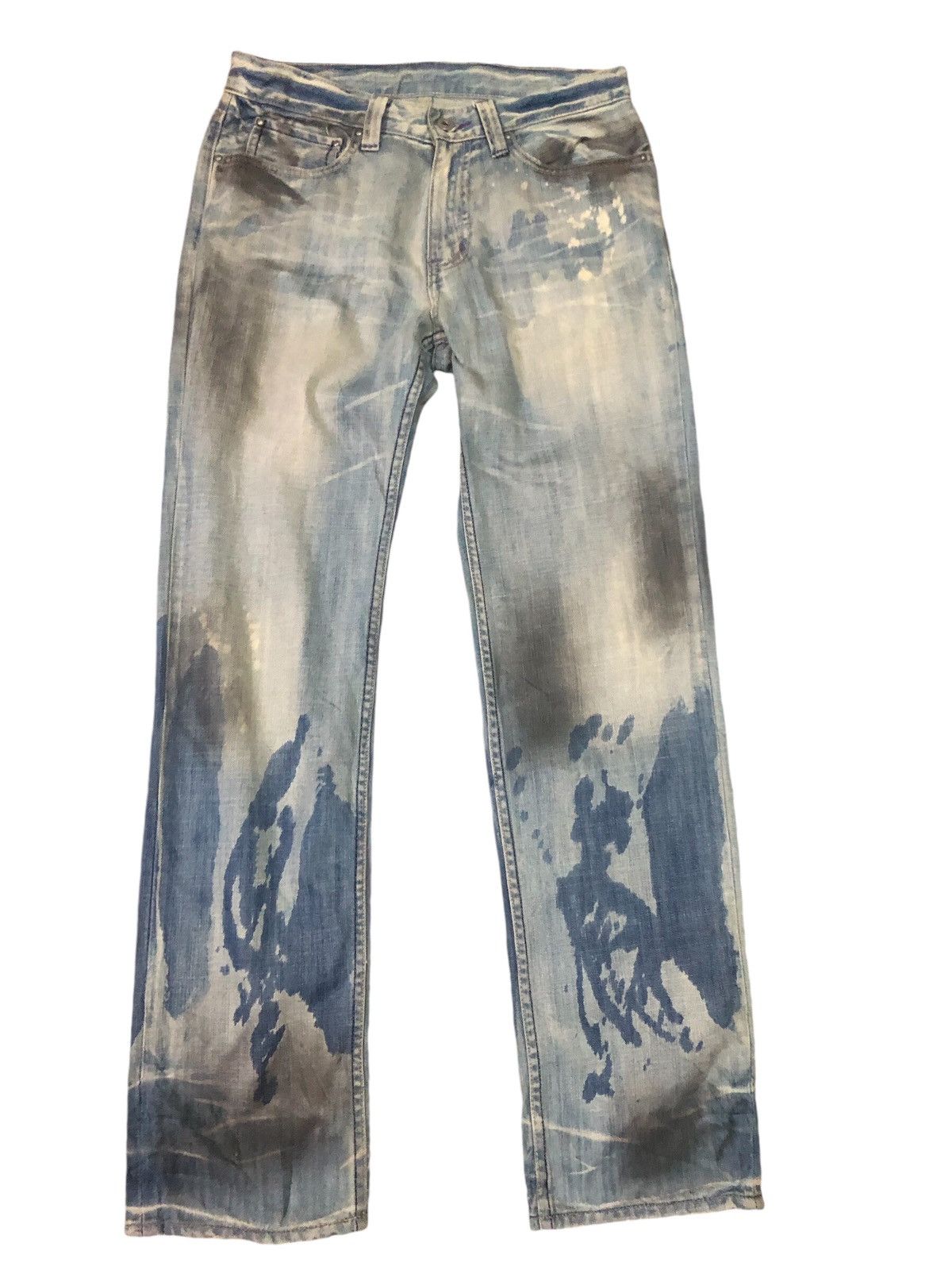 If Six Was Nine × Le Grande Bleu (L.G.B.) × Takeo Kikuchi Takeo Kikuchi Denim Pants Size US 30 / EU 46 - 2 Thumbnail