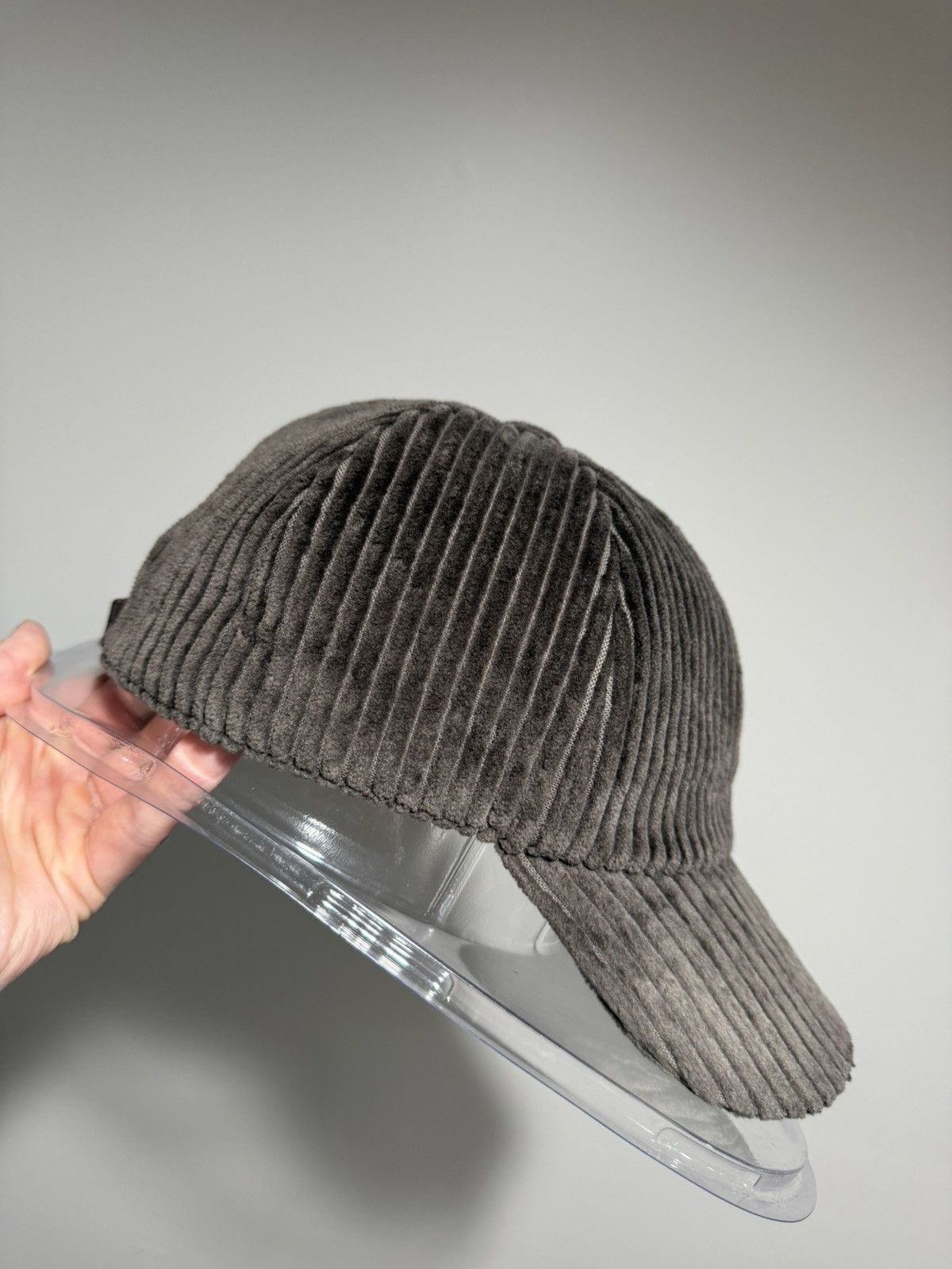 Brunello Cucinelli Brunello Cucinelli Shiny Gray Corduory Baseball Cap Hat Size ONE SIZE - 10 Thumbnail