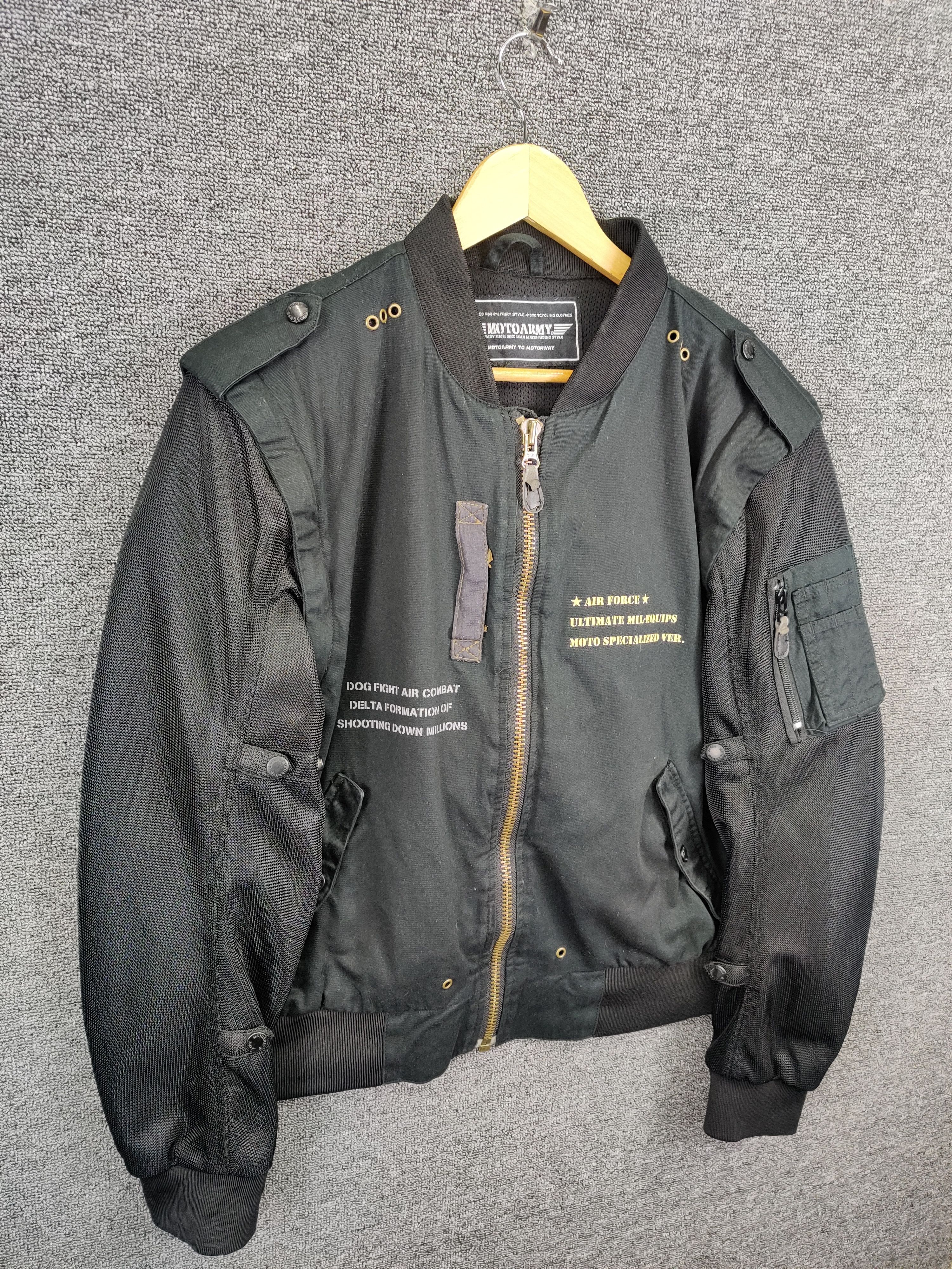 Vintage Vintage Moto Army Military Ma-1 Ridding Jacket Size US M / EU 48-50 / 2 - 5 Thumbnail
