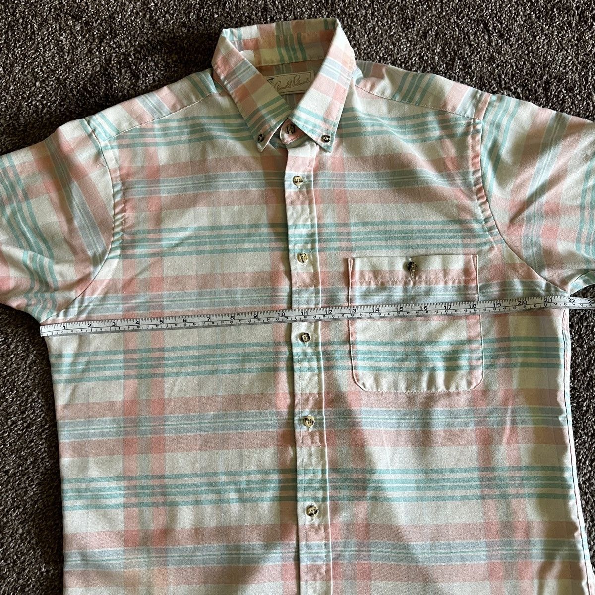 Other Vintage 70s Arnold Palmer Plaid Cotton Blend Button Up Size US M / EU 48-50 / 2 - 5 Thumbnail