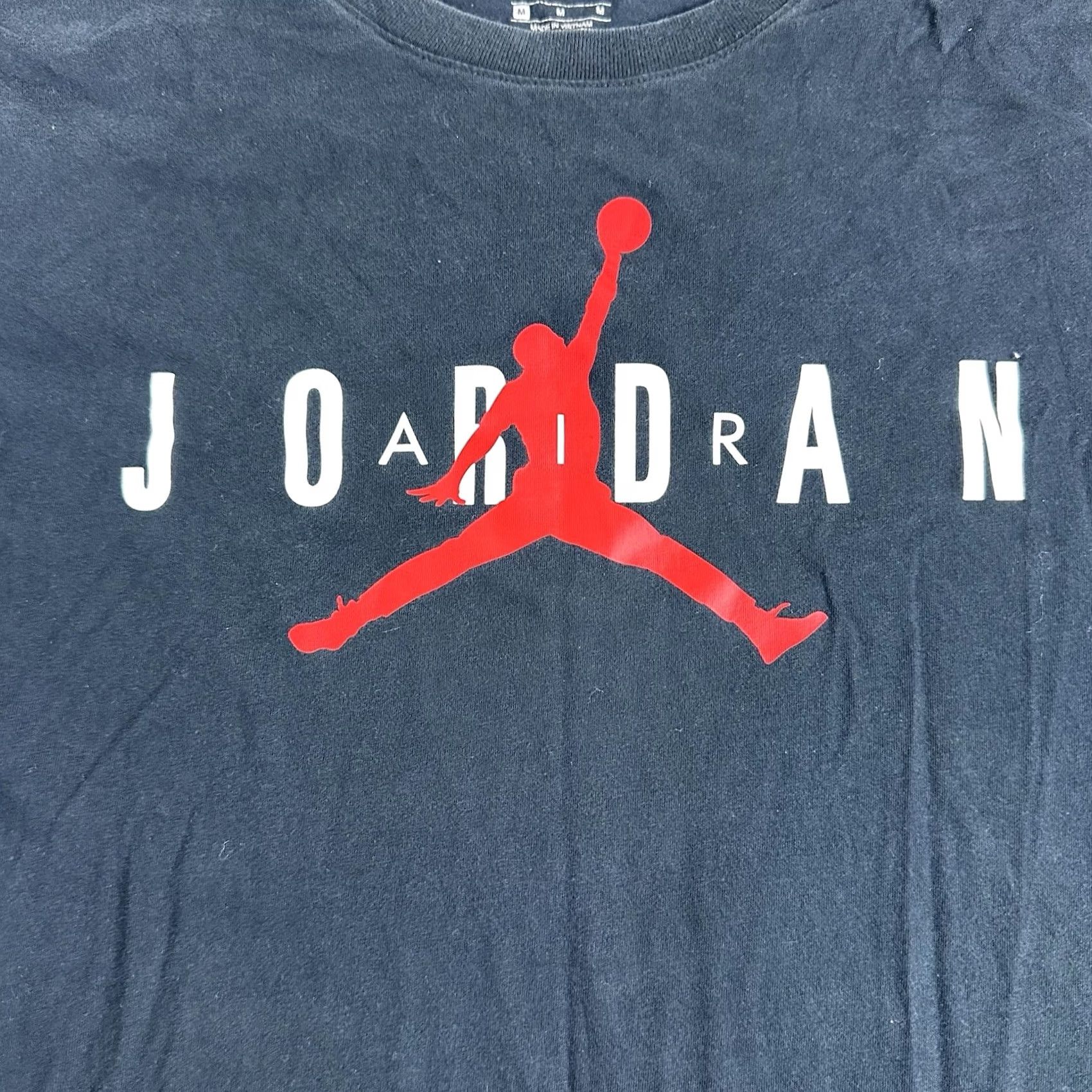 Jordan Brand Nike Air Jordan Black Short Sleeves Standard Fit Graphic T Shirt Mens Medium Size US M / EU 48-50 / 2 - 2 Thumbnail