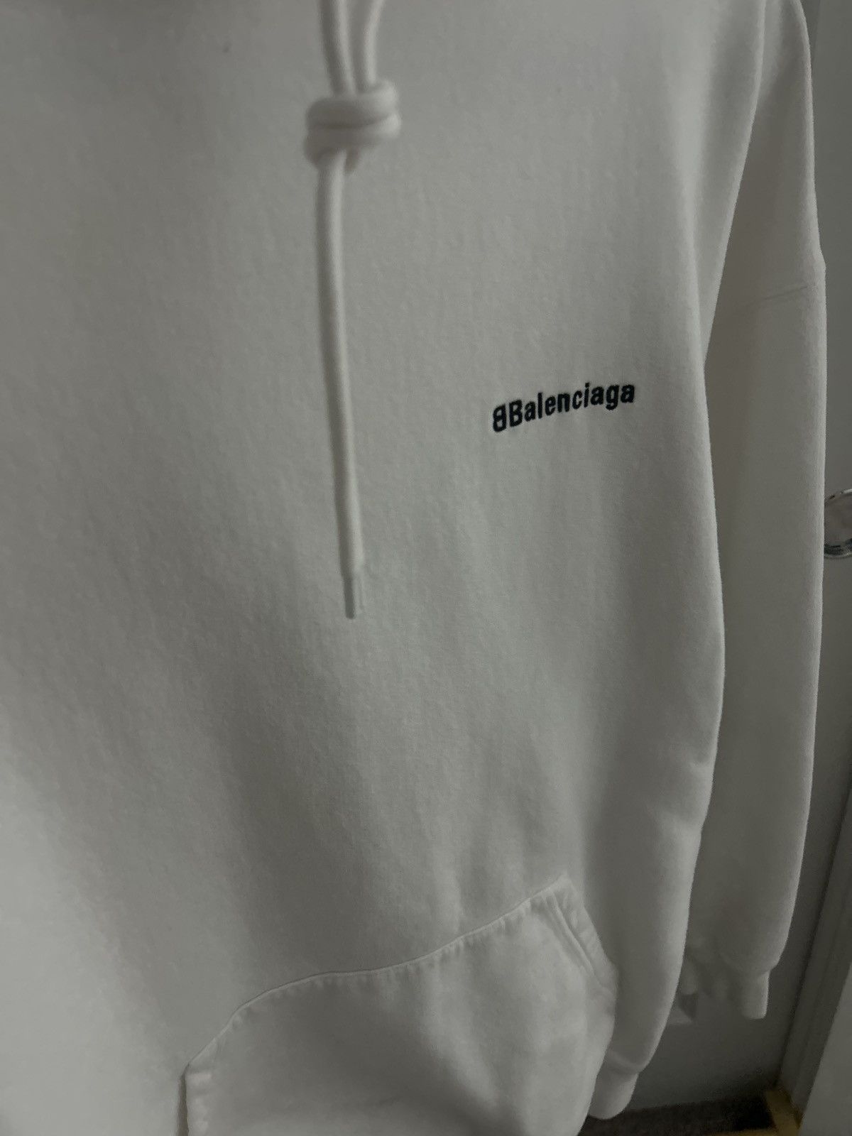 Balenciaga Balenciaga Double B Embroidered Hooded Sweatshirt Size US XS / EU 42 / 0 - 2 Thumbnail