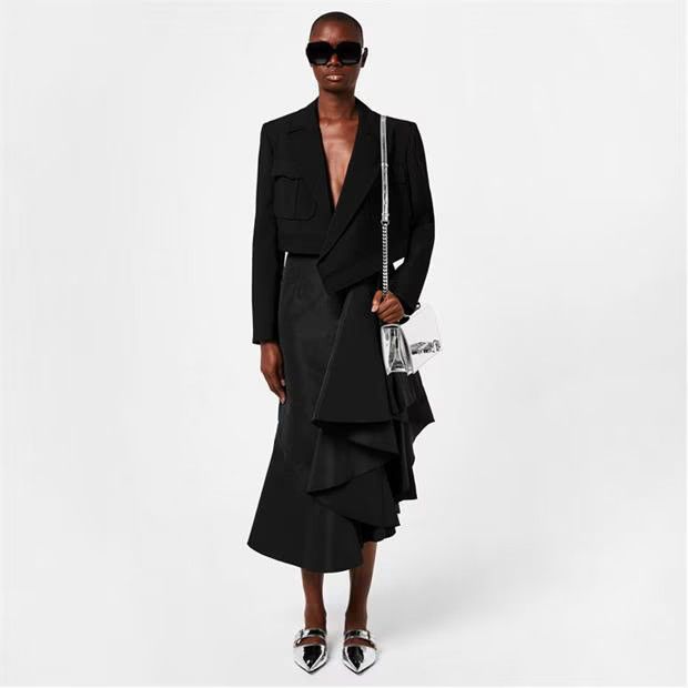 Alexander McQueen o1g2r1mq0824 Jackets in Black Size M / US 6-8 / IT 42-44 - 6 Thumbnail