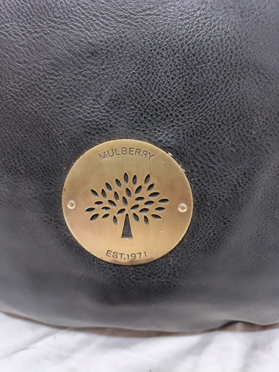 Mulberry Mulberry Daria Soft Leather Black Hobo Bag Size ONE SIZE - 2 Thumbnail