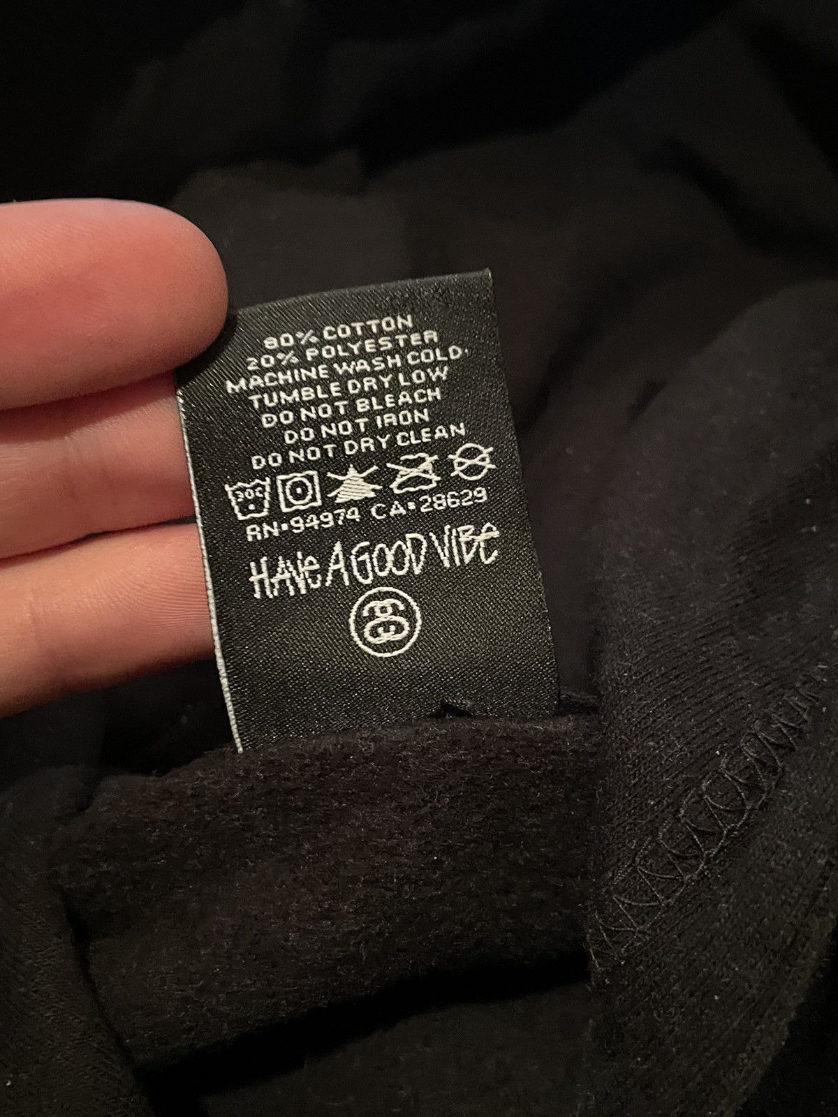 Stussy × Vintage Vintage Stussy Hoodie Big Logo Streetwear Y2k Boxy fit Crazy Size US M / EU 48-50 / 2 - 12 Thumbnail