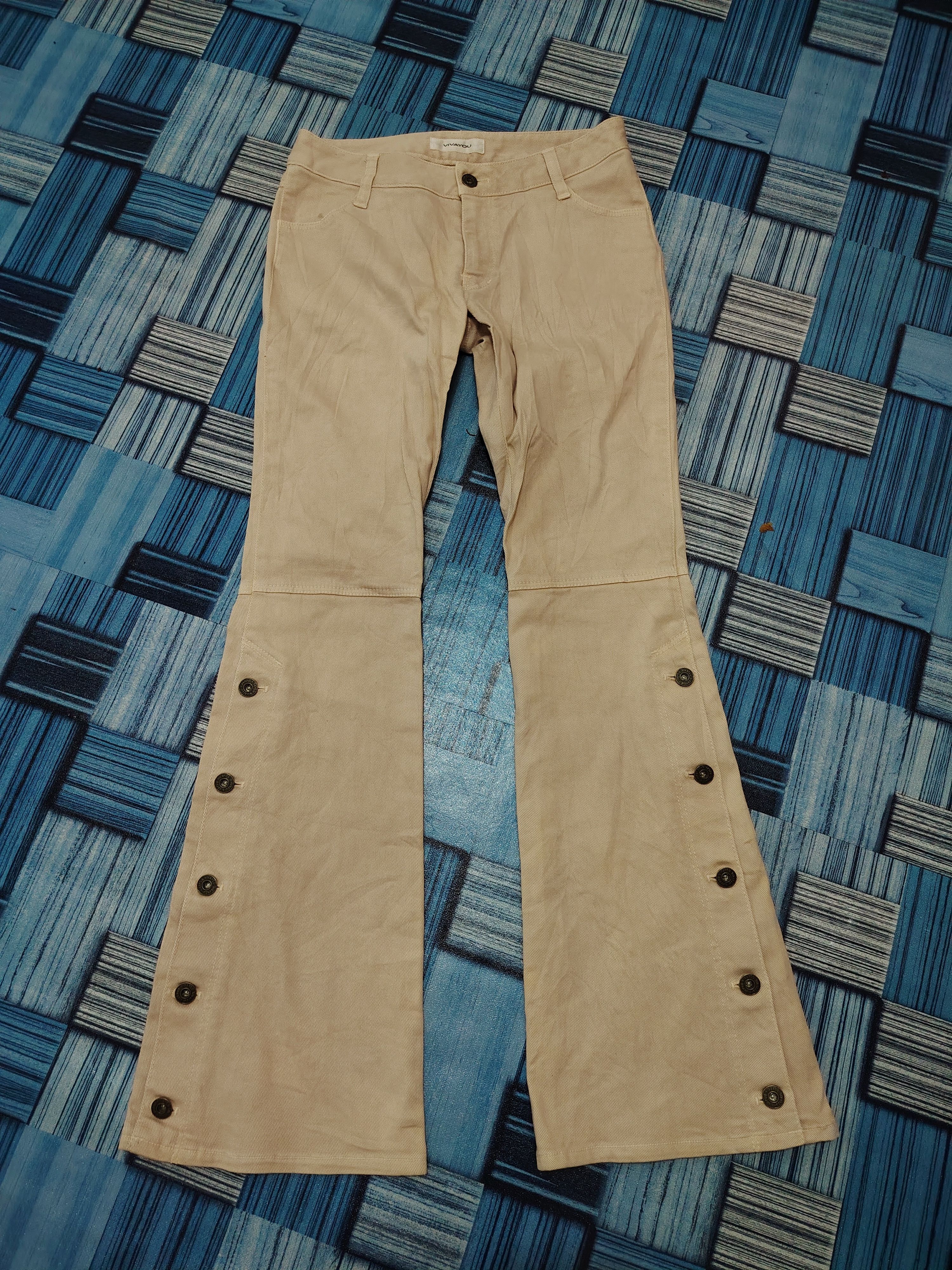 Japanese Brand Rare!!! Japanese VivaYou Bell Bottom Button Size 27" / US 4 / IT 40 - 1 Thumbnail