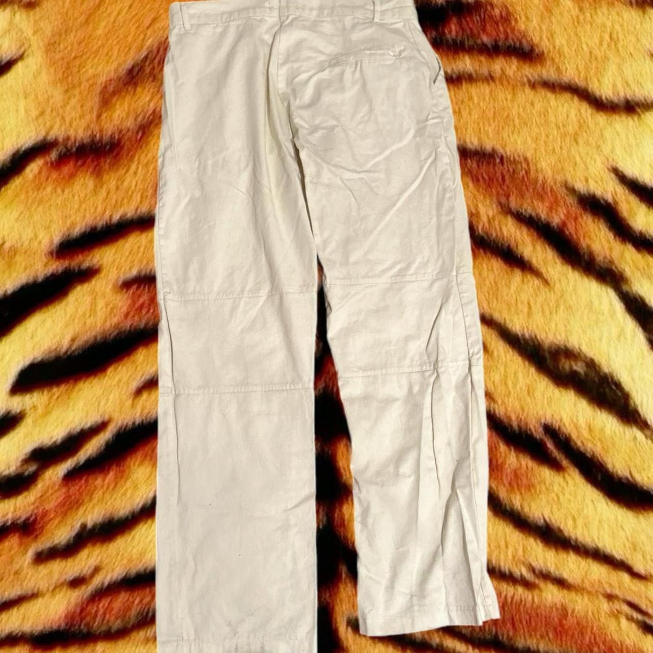 Boohoo Cream cargo pants Size US 34 / EU 50 - 2 Thumbnail
