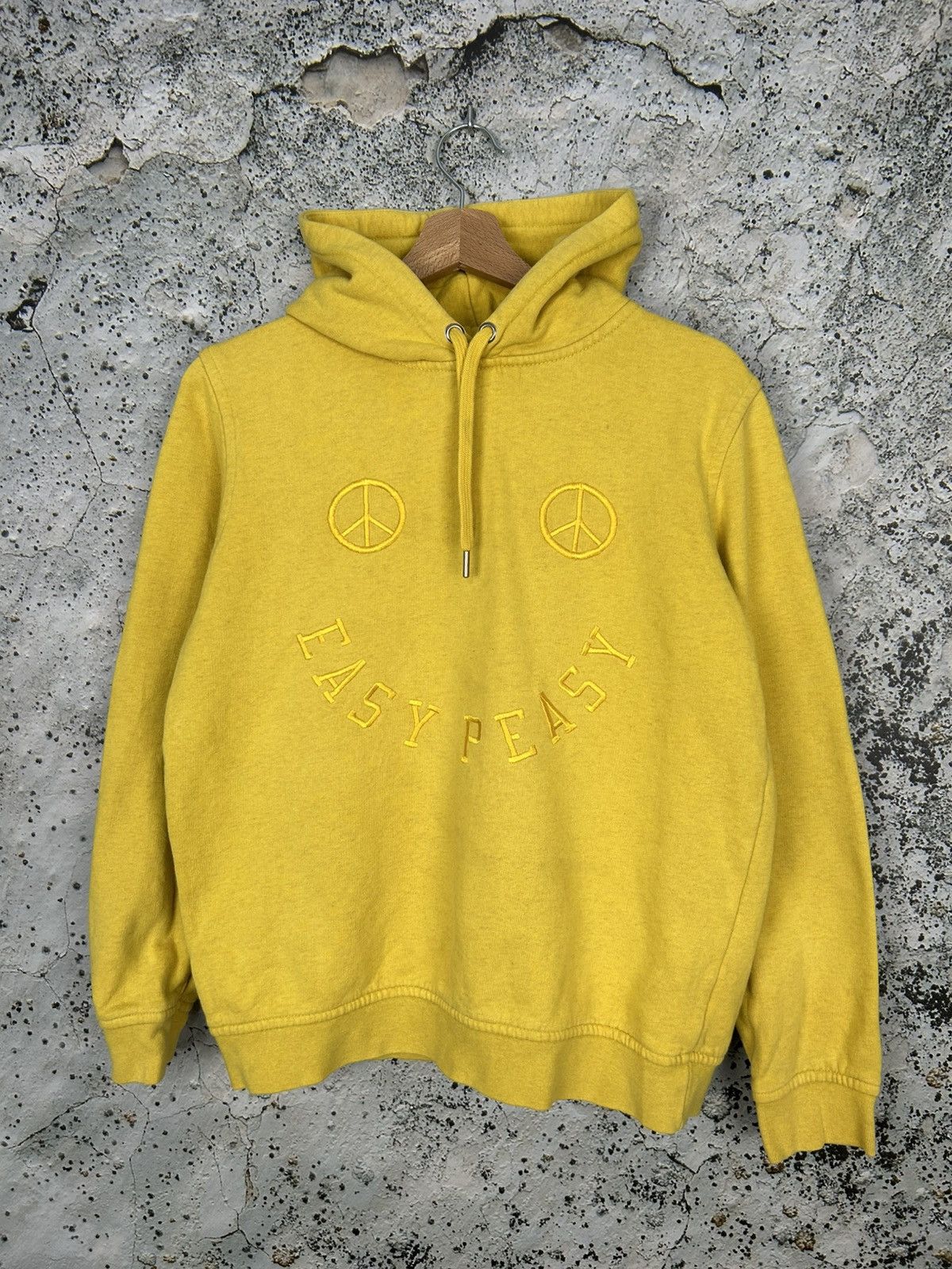 Ganni Ganni Easy Peasy Yellow Hoodie Scandi Minimalist Size S / US 4 / IT 40 - 1 Thumbnail