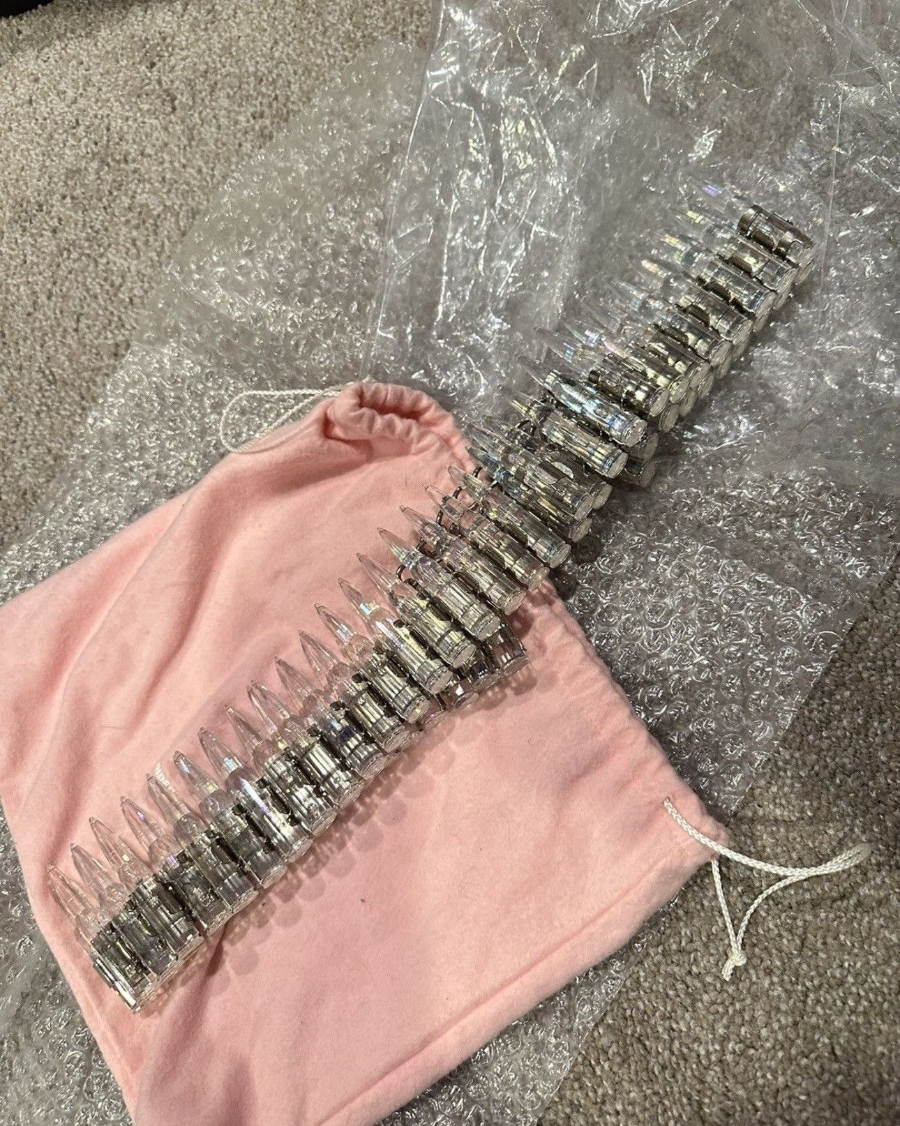 Undercover Undercover Bullet Belt AW2001 Crystal Size ONE SIZE - 2 Thumbnail