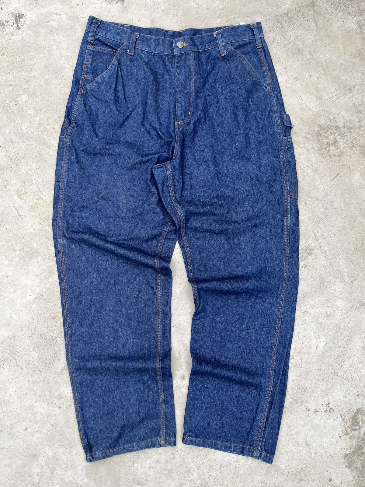 Japanese Brand × Vintage FIRE RESISTANT CARPENTER PANTS 🔥 Size US 36 / EU 52 - 2 Thumbnail