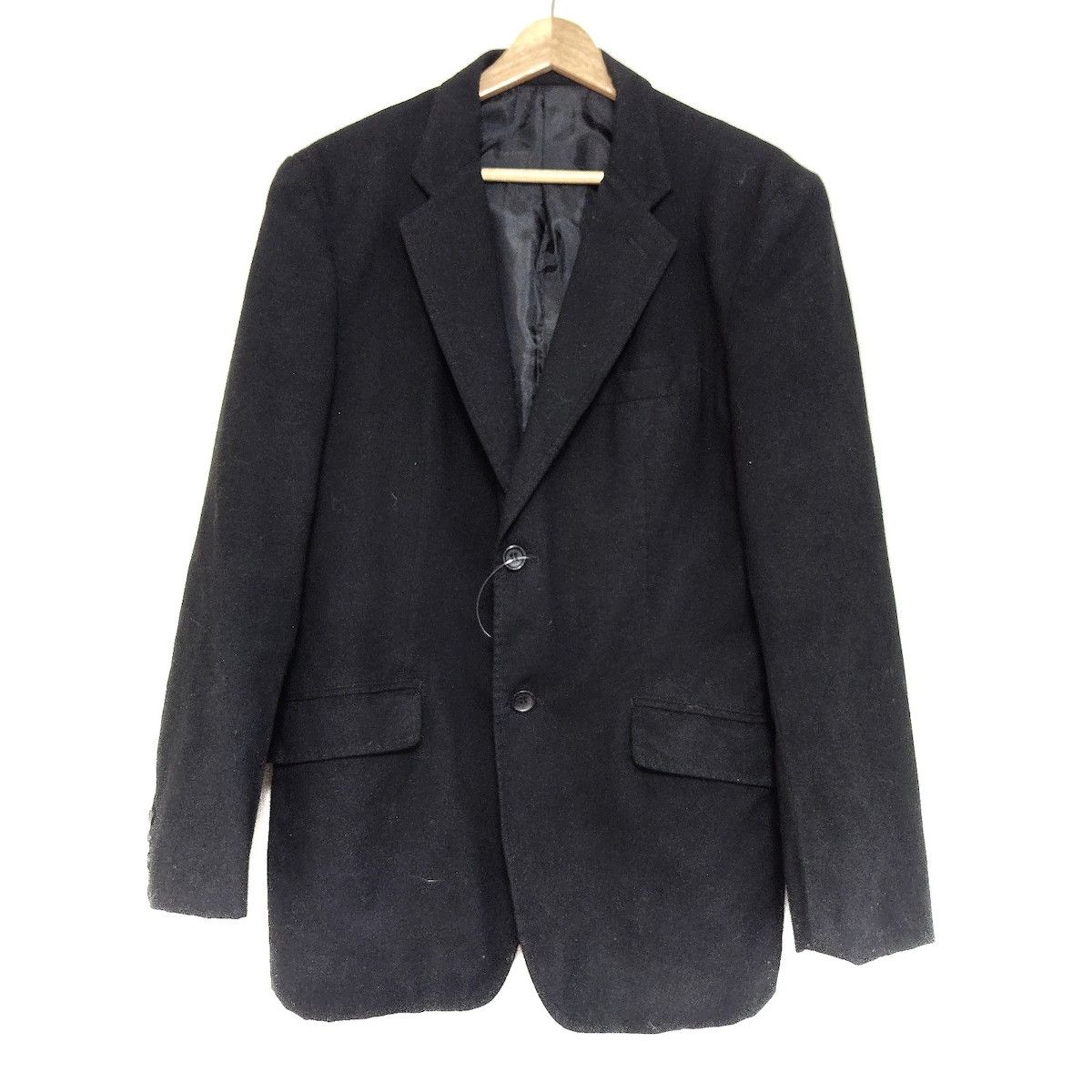 Comme des Garcons Homme Jacket Shoulder Pads Tailored Polyester Black Size US L / EU 52-54 / 3 - 1 Thumbnail