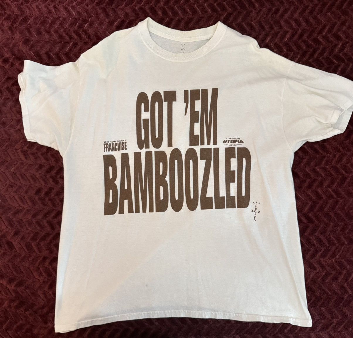 Travis Scott Travis Scott “Got Em Bamboozled” Tee Size US L / EU 52-54 / 3 - 1 Thumbnail