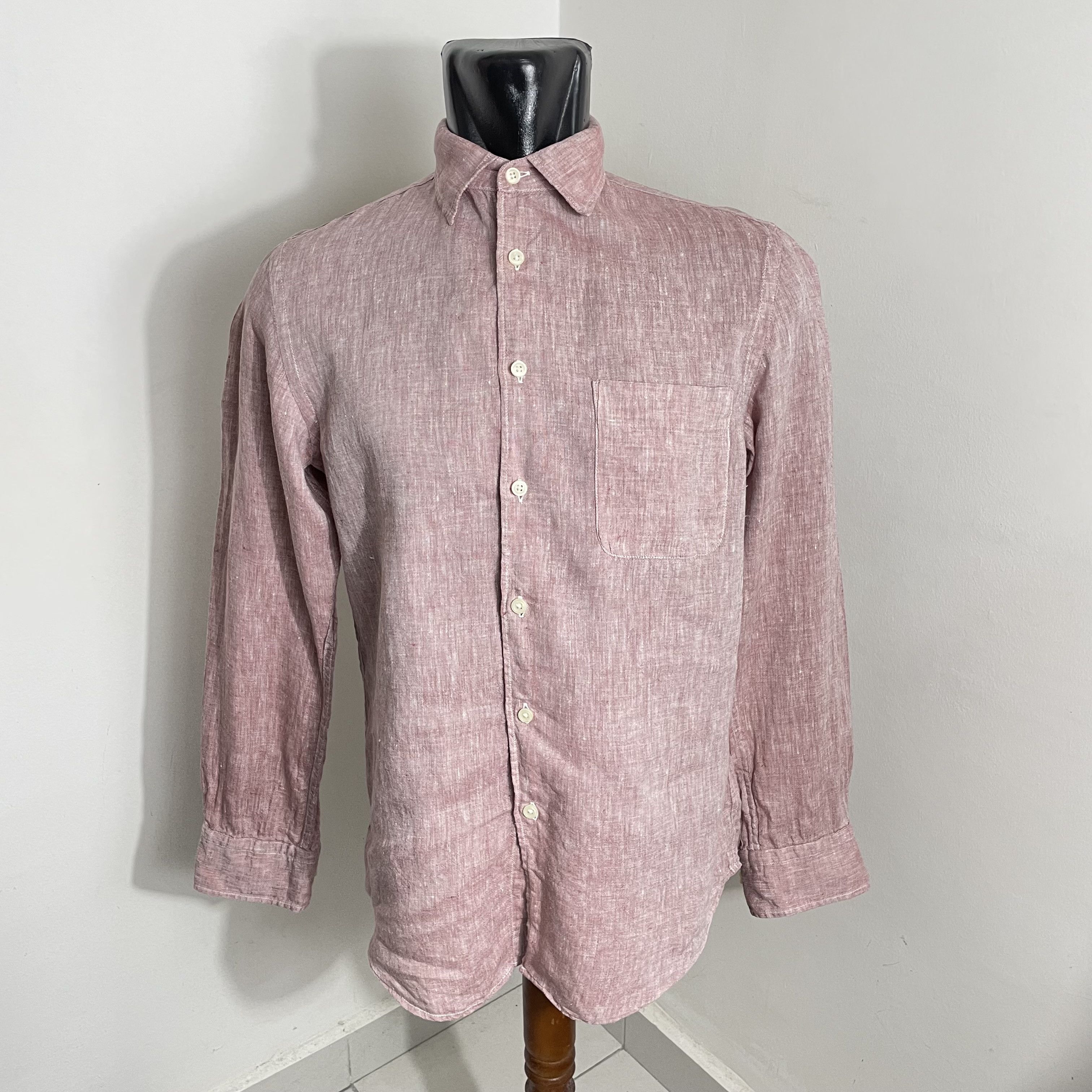 Japanese Brand × Uniqlo ⭐️SALE⭐️ [M] UNIQLO LINEN COTTON SHIRT Size US M / EU 48-50 / 2 - 1 Thumbnail