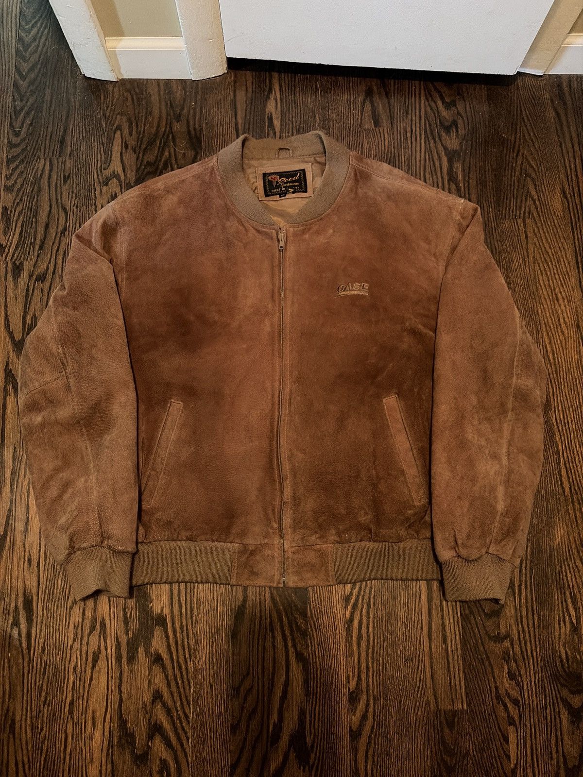 Reed Brown vintage genuine leather jacket/coat Size US XL / EU 56 / 4 - 1 Thumbnail