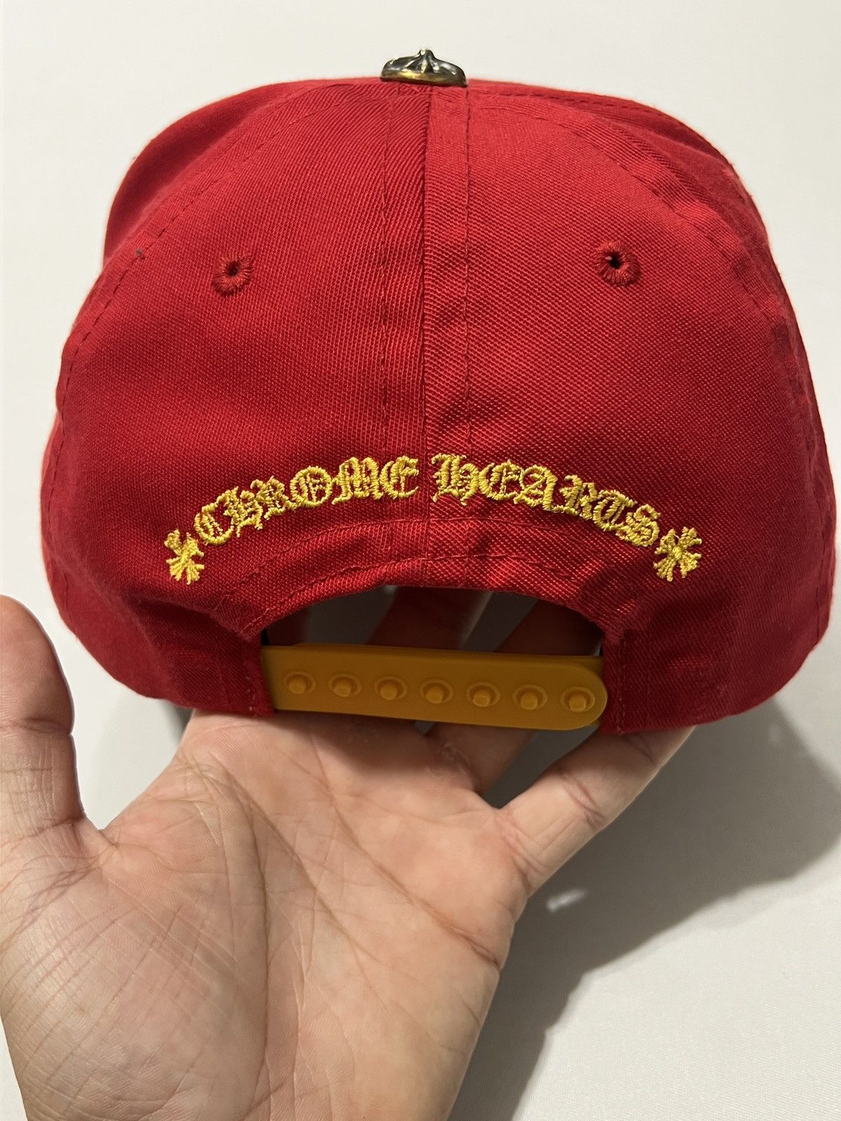 Chrome Hearts Chrome Hearts Red/Yellow Trucker Cap Size ONE SIZE - 9 Thumbnail