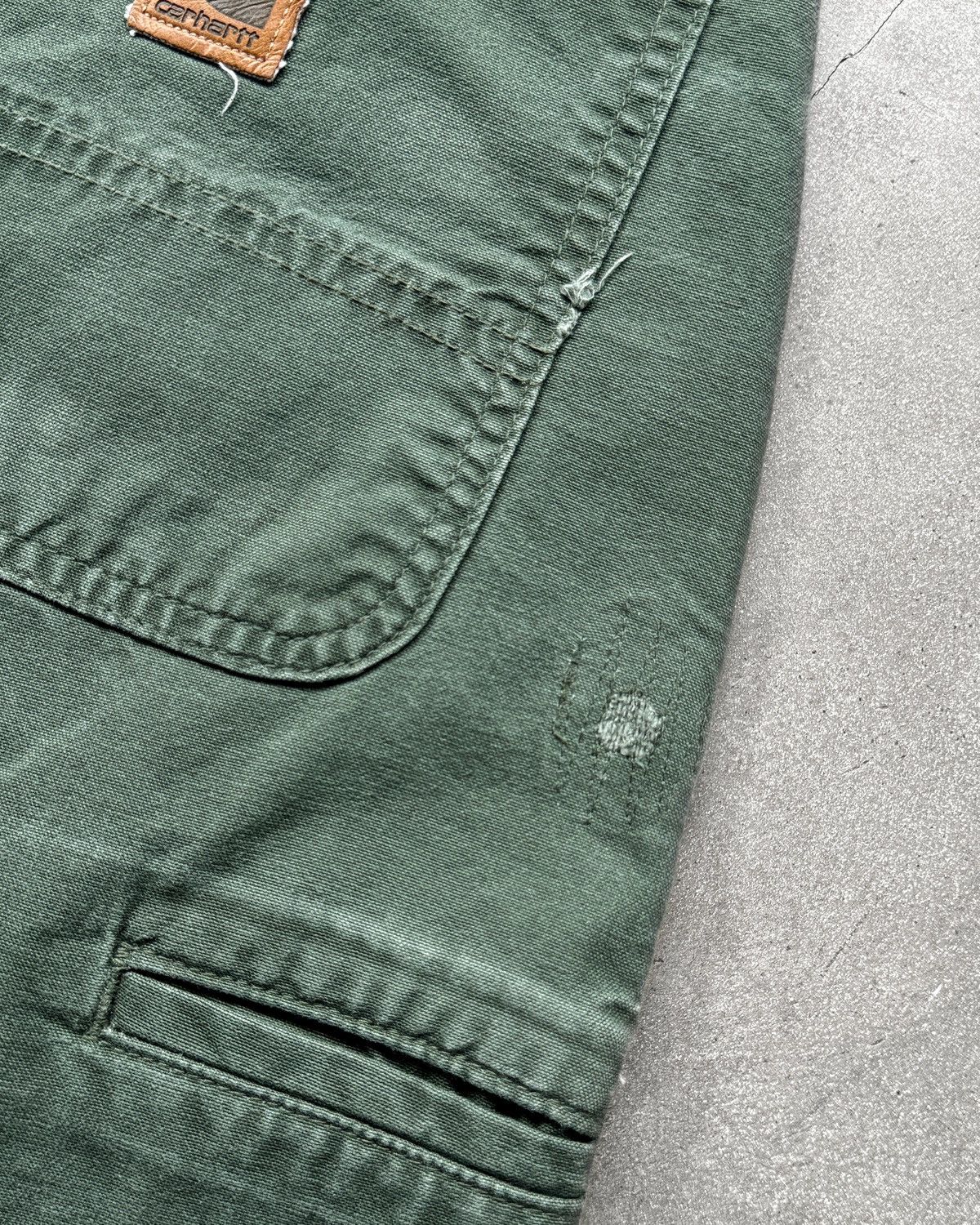 Carhartt Olive Green Vintage Carhart Shorts Carpenter B144 OLV Size US 32 / EU 48 - 6 Thumbnail