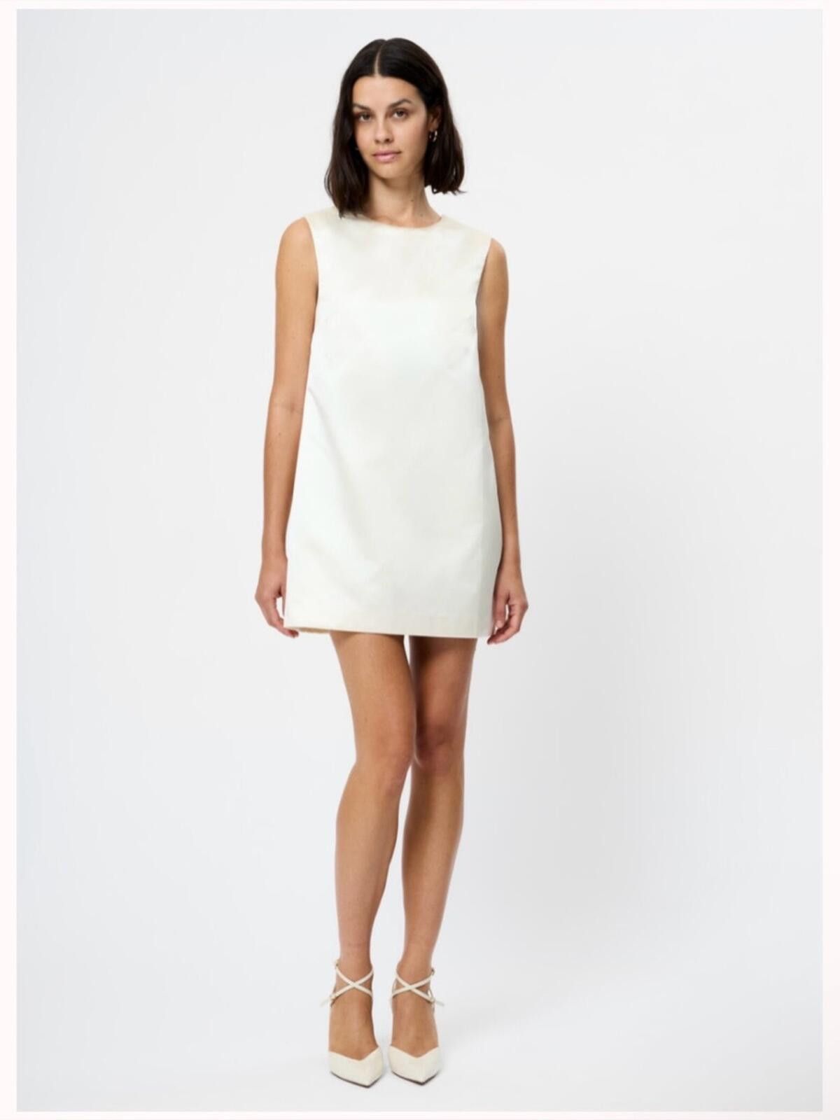 French Connection NEW - FRENCH CONNECTION Jaxon Satin Bow Shift Dress Size 6 Size M / US 6-8 / IT 42-44 - 3 Thumbnail