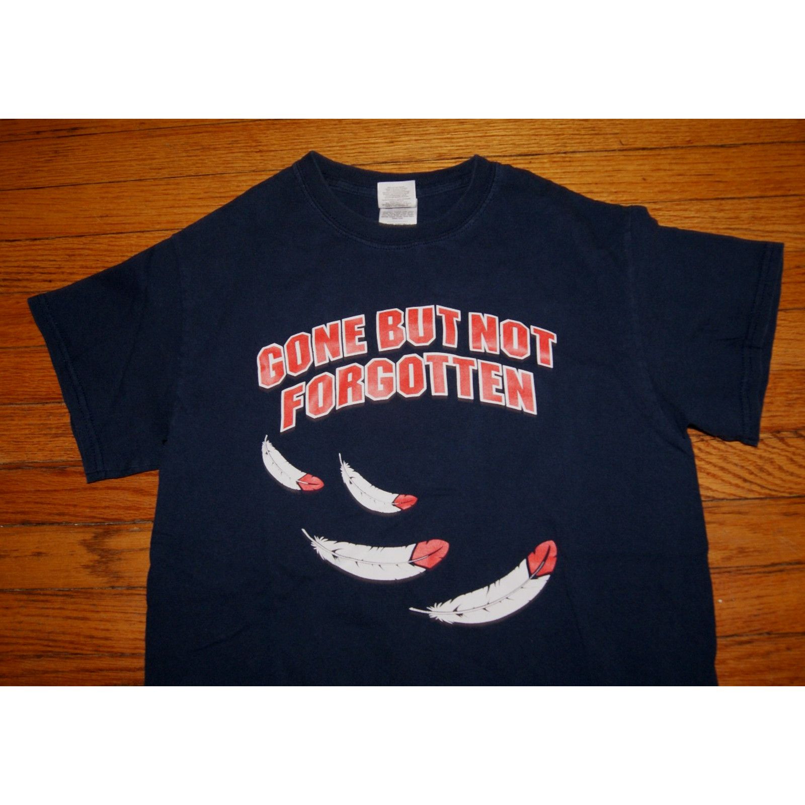 Gildan ILLINOIS FIGHTING ILLINI Chief Feathers S Blue TShirt Size US S / EU 44-46 / 1 - 1 Thumbnail