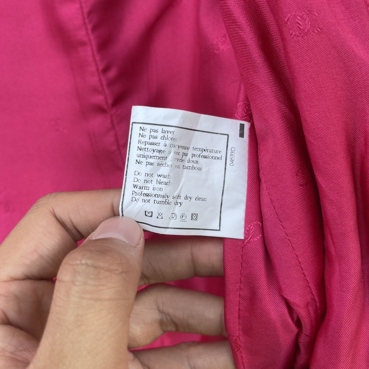Chanel Chanel Pink Wool Blazer Button Ladies Size XS / US 0-2 / IT 36-38 - 18 Thumbnail