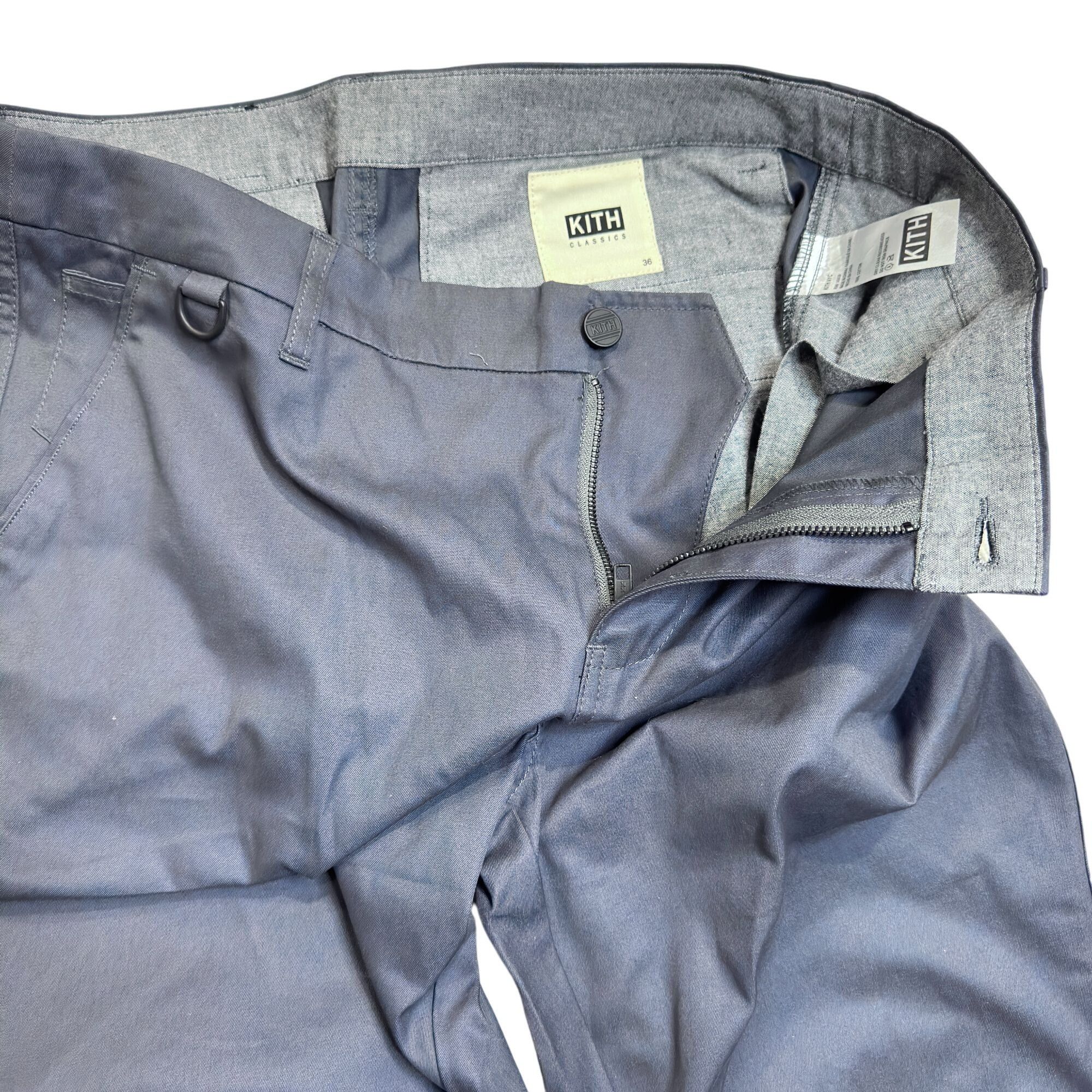 Kith KITH Classics Men’s Cotton Mercer Jogger Pants Charcoal Twil Size US 36 / EU 52 - 9 Thumbnail