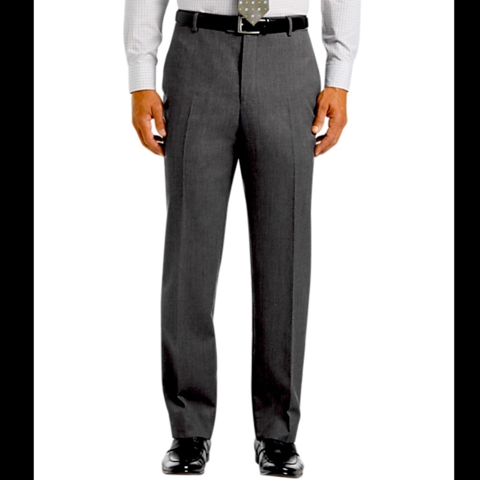 Joseph & Feiss NWT Joseph & Feiss Medium Gray Wool Dress Pants Size US 34 / EU 50 - 1 Thumbnail