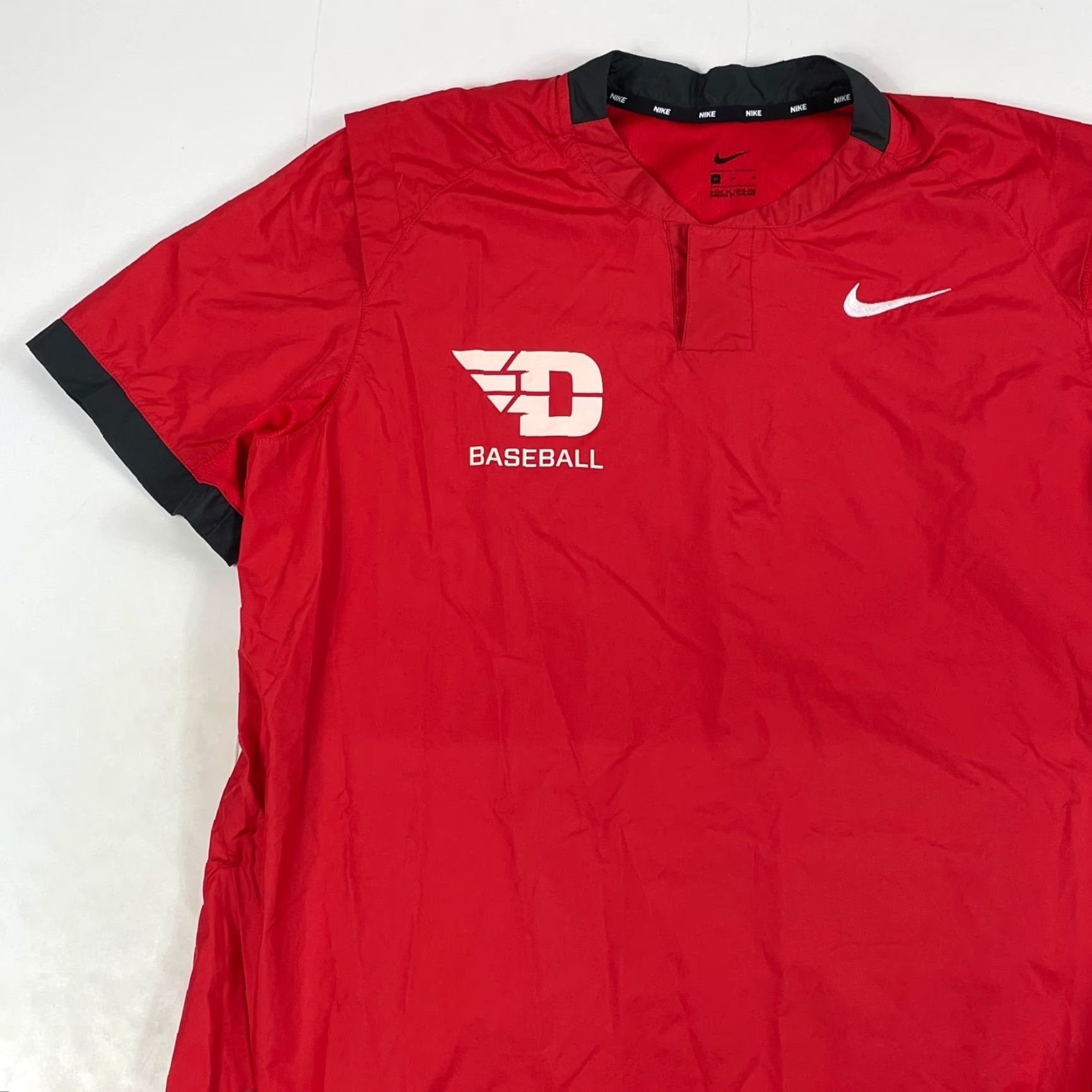 Nike Nike Jacket Mens M Red 1/4 Snap Windbreaker Baseball Coaching Windbreaker Nike Jacket Mens M Red 1/4 Snap Windbreaker Baseball Coaching Dayton Flyers Size US M / EU 48-50 / 2 - 2 Thumbnail