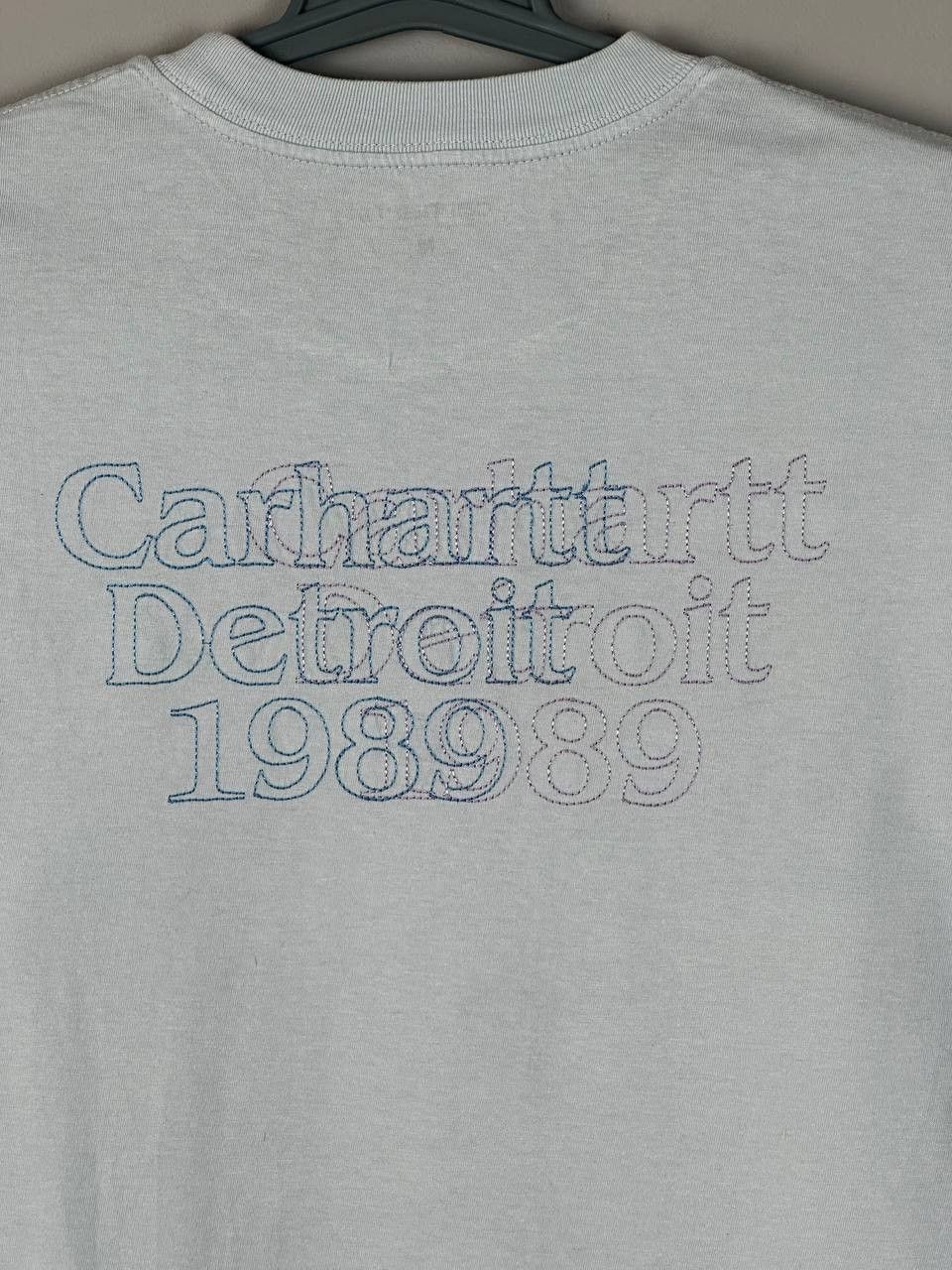 Carhartt Wip Carhartt WIP Blue Duel Logo Streetwear T Shirt Size US M / EU 48-50 / 2 - 11 Thumbnail