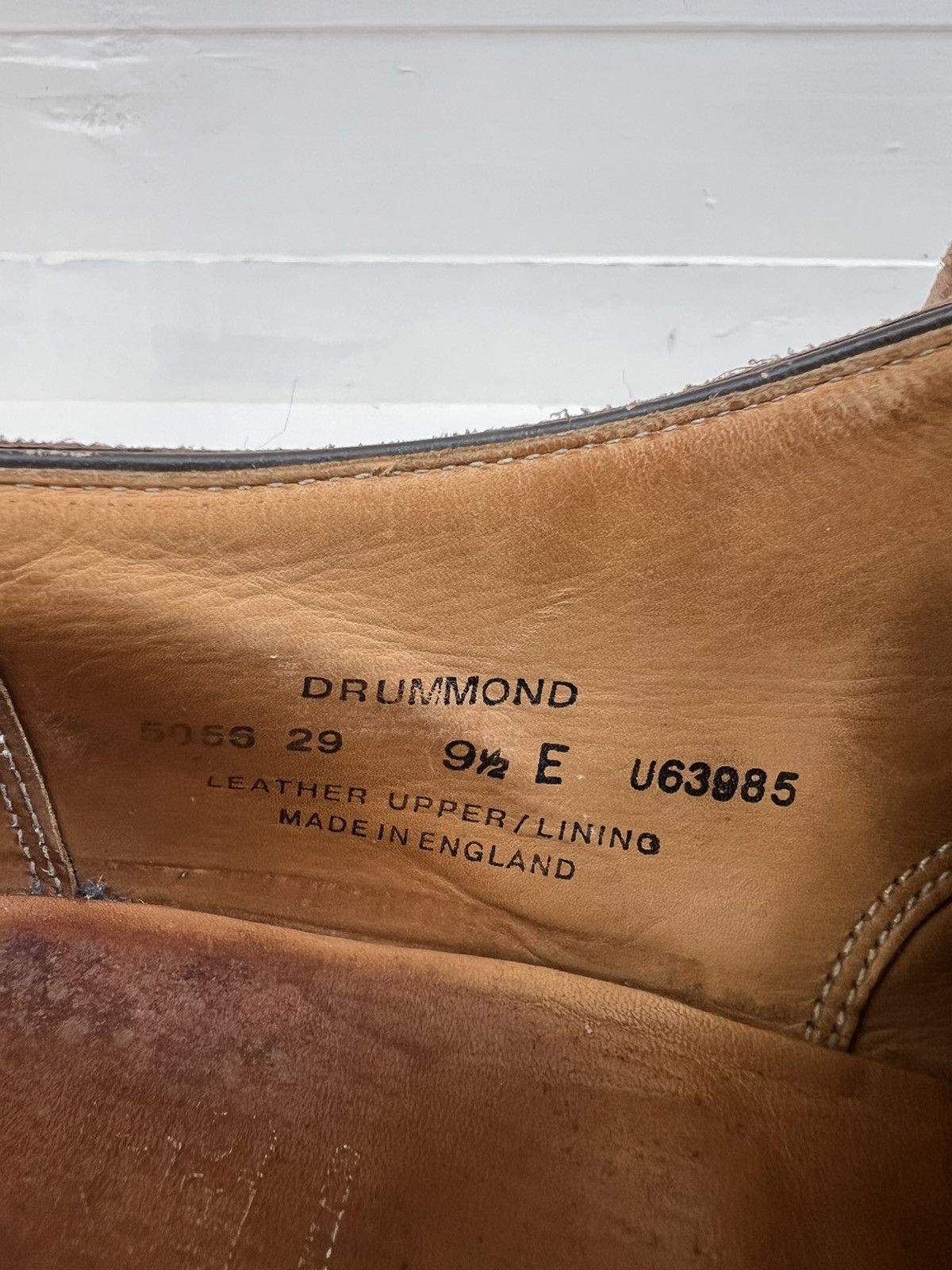 Crockett & Jones Crockett & Jones DRUMMOND Brown Suede Leather Dress Shoes Size US 10.5 / EU 43-44 - 15 Thumbnail