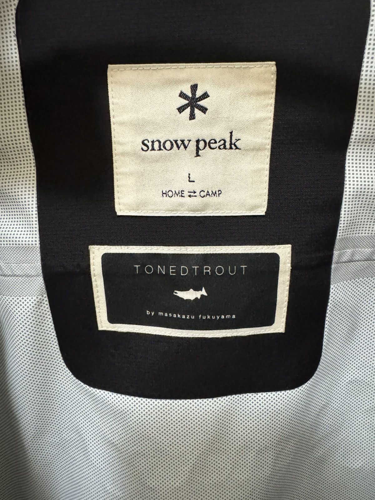 Snow Peak Snow peak x toned trout fishing shell jacket Size US L / EU 52-54 / 3 - 9 Thumbnail