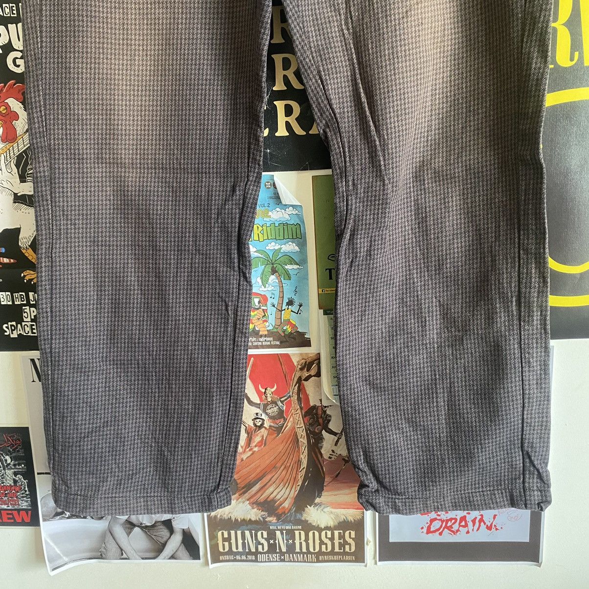 Vintage Vintage Dickies Houndtooth Pattern Chino Pants Size US 37 - 2 Thumbnail