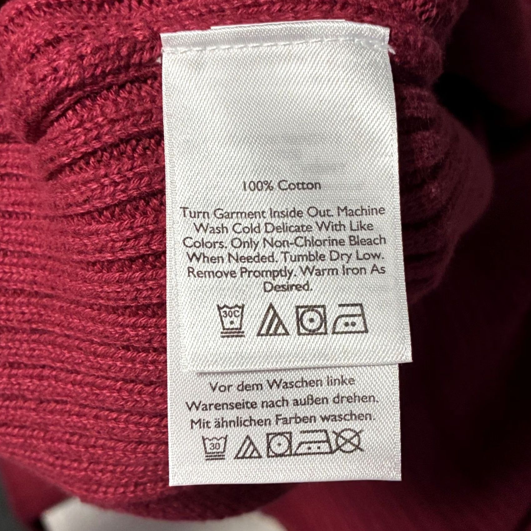 Eddie Bauer Eddie Bauer Sweater Mens 2XL Pullover Mock Neck Ribbed Red Knit Casual, Travel, All Seasons, Big & Tall Top Shirt Size US XXL / EU 58 / 5 - 6 Thumbnail