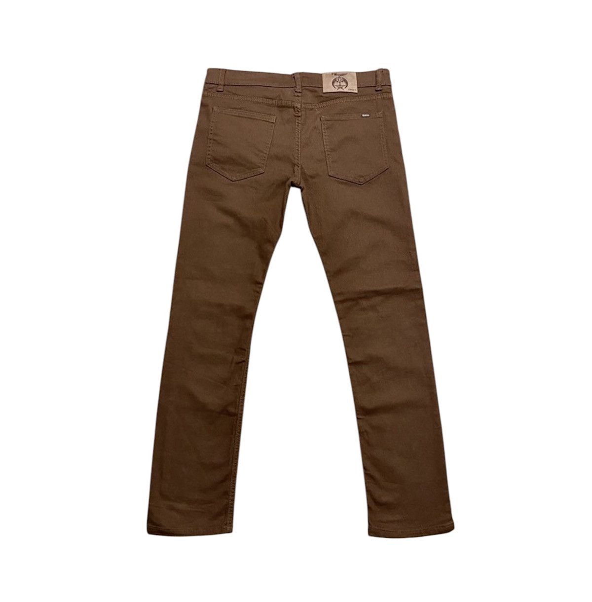 Obey × Shepard Fairey Obey Propaganda Brown Stretch Cotton Casual Trousers Pants Size US 32 / EU 48 - 1 Thumbnail
