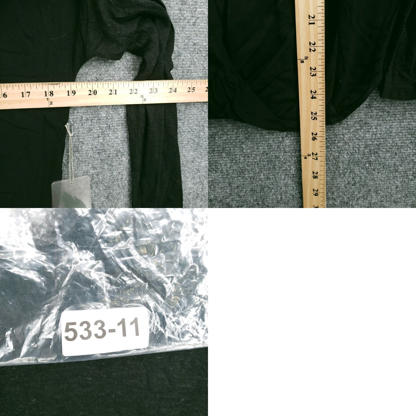 Forever 21 FOREVER 21 T-Shirt Womens Pullover V-Neck Keyhole Back Long Sleeve Knit NEW Black XSSmall? Size XS / US 0-2 / IT 36-38 - 8 Thumbnail