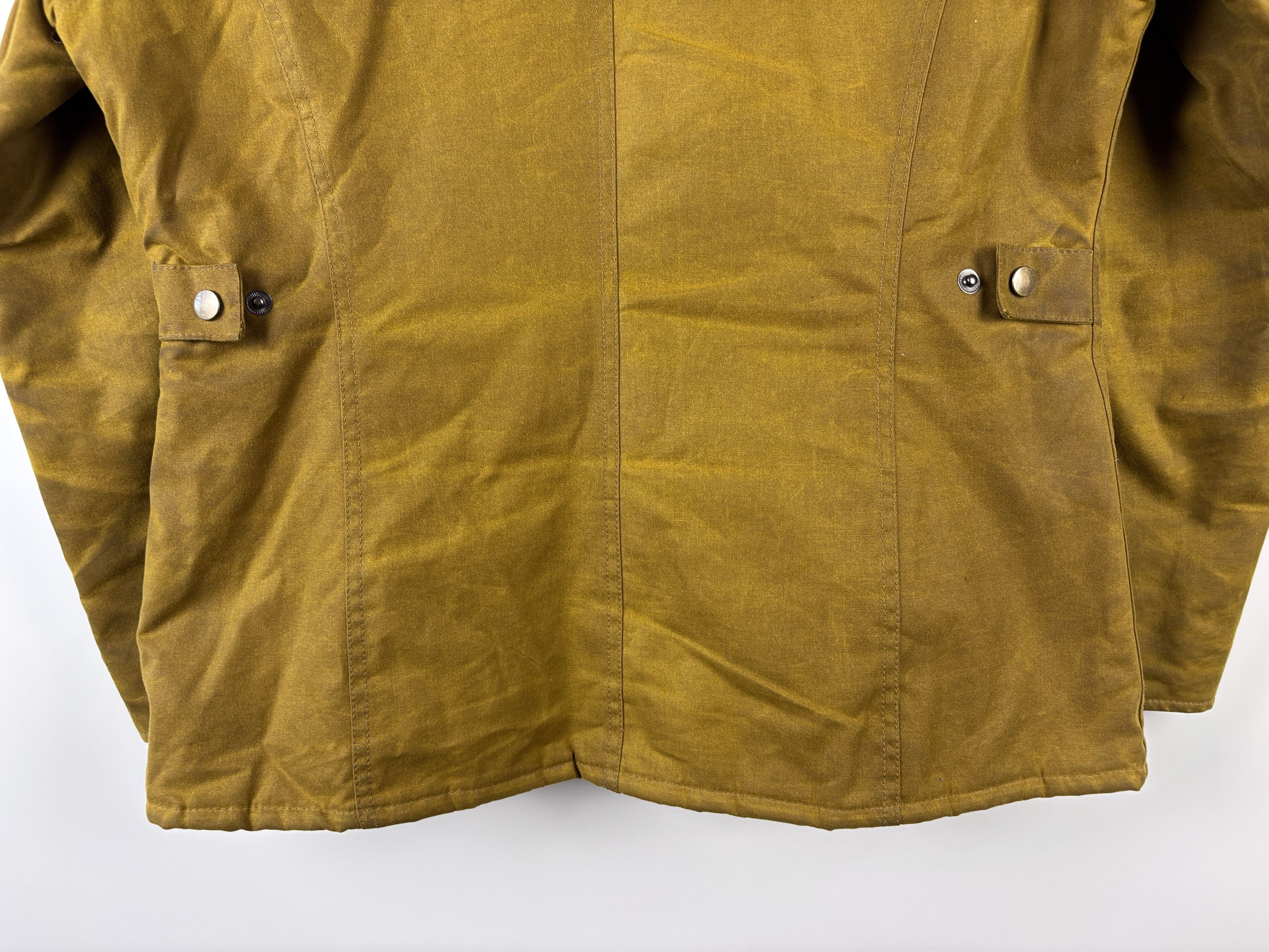 Womens John Partridge Wax Jacket Yellow Size 12