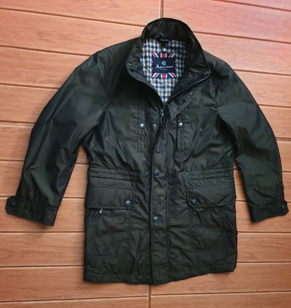 Aquascutum 💥Aquascutum green military winter( No hoodie ) jacket Size US M / EU 48-50 / 2 - 6 Thumbnail