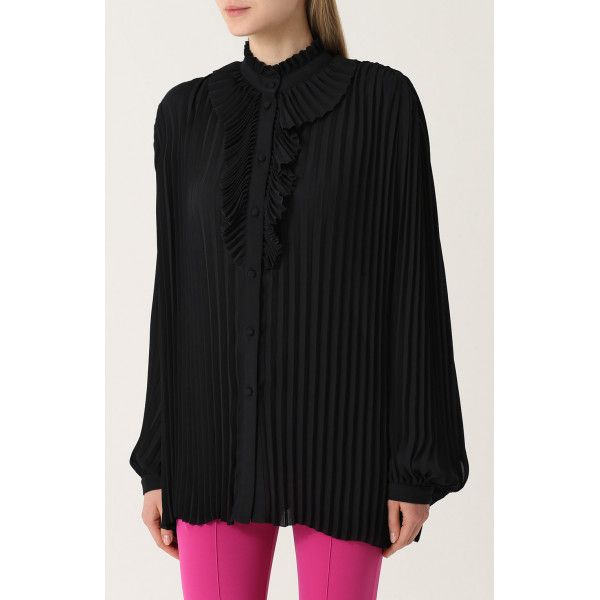 Balenciaga Balenciaga - Pleated Multi Style Blouse - 2017 Size XS / US 0-2 / IT 36-38 - 2 Thumbnail